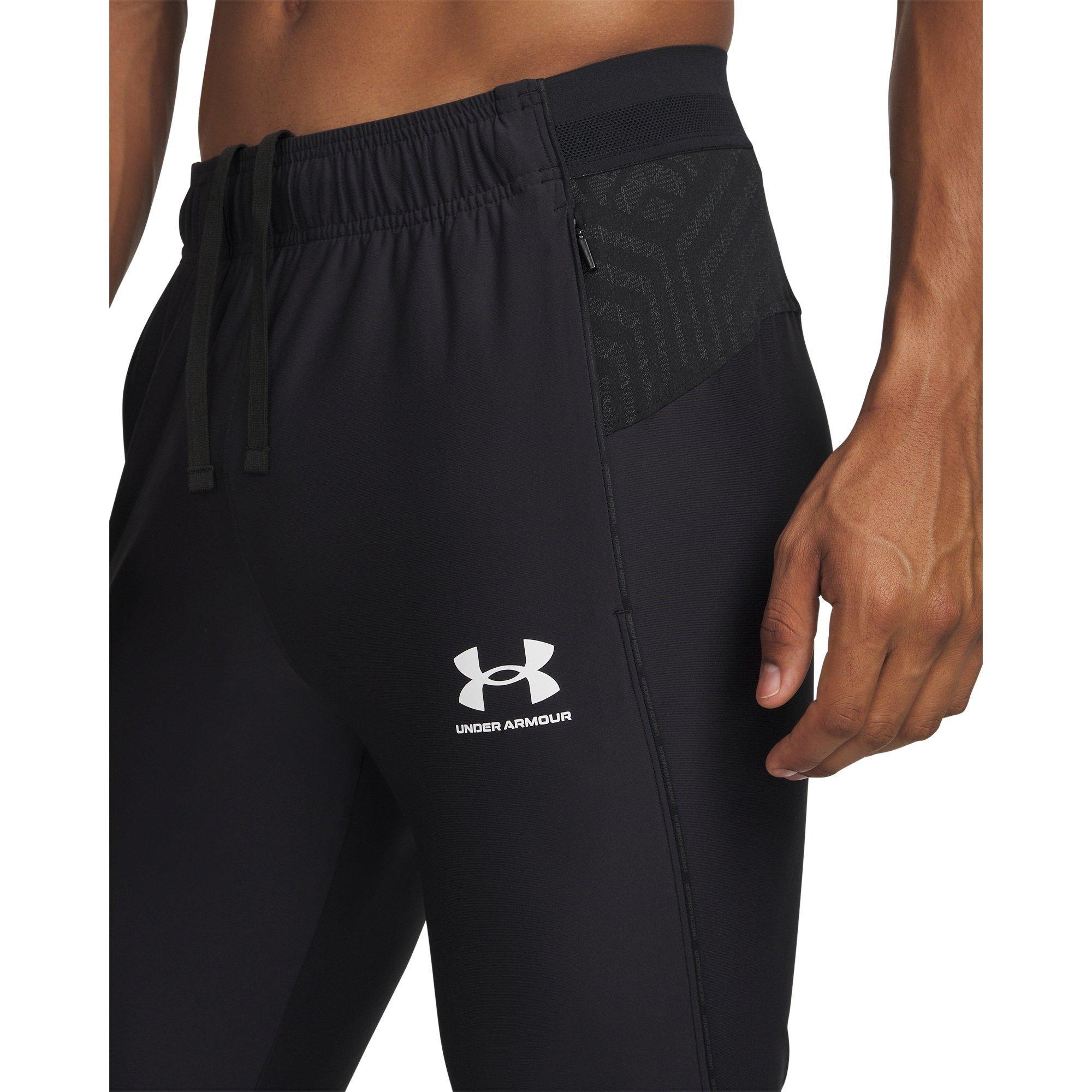 Black/White - Under Armour - Chal Performance Tracksuit Bottom - 3