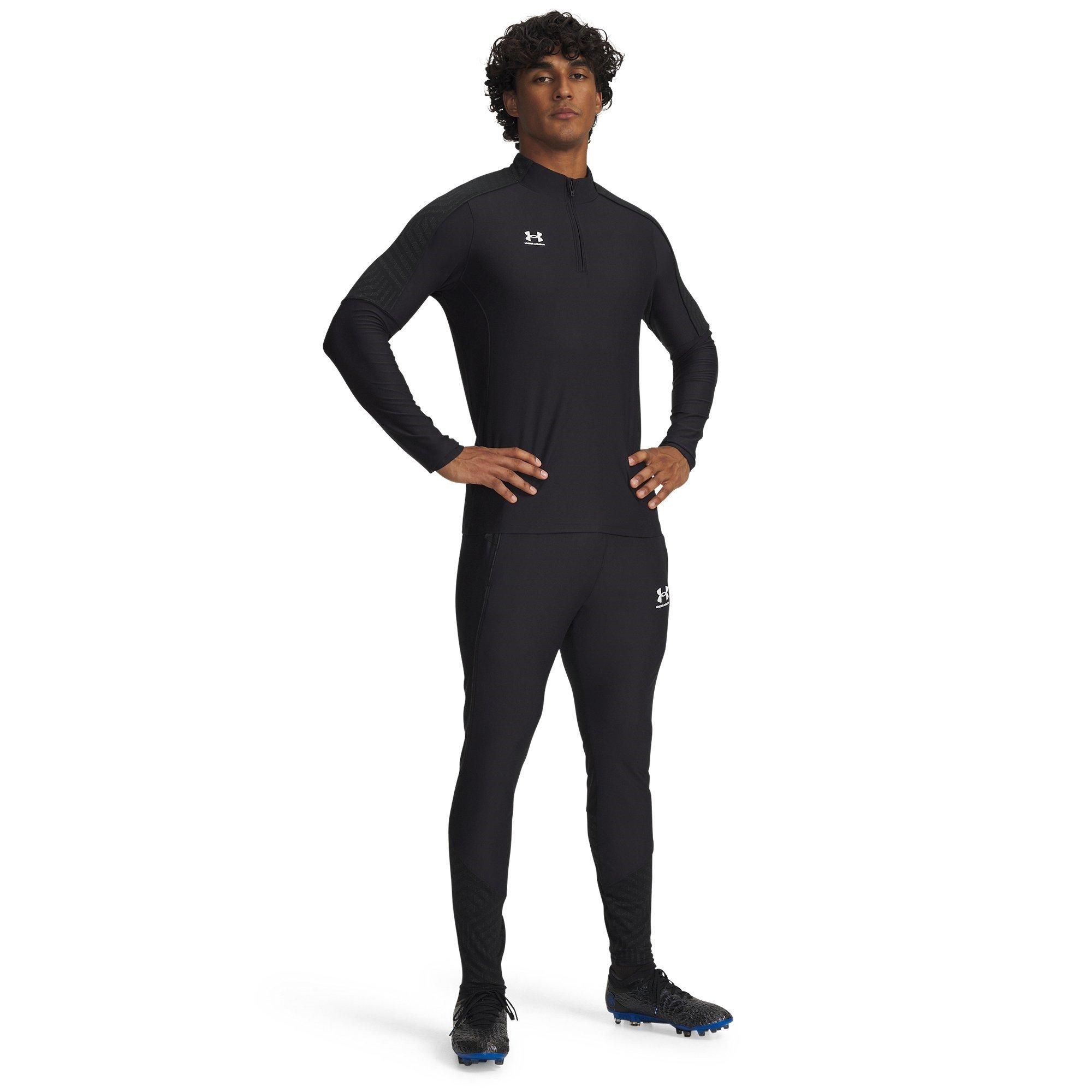 Black/White - Under Armour - Chal Performance Tracksuit Bottom - 4