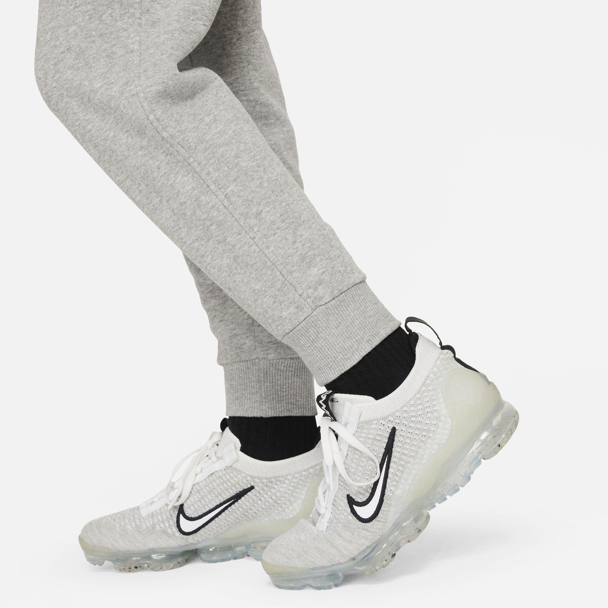 D.Grey/Grey/Wht - Nike - Club Fleece Juniors French Terry Joggers - 5