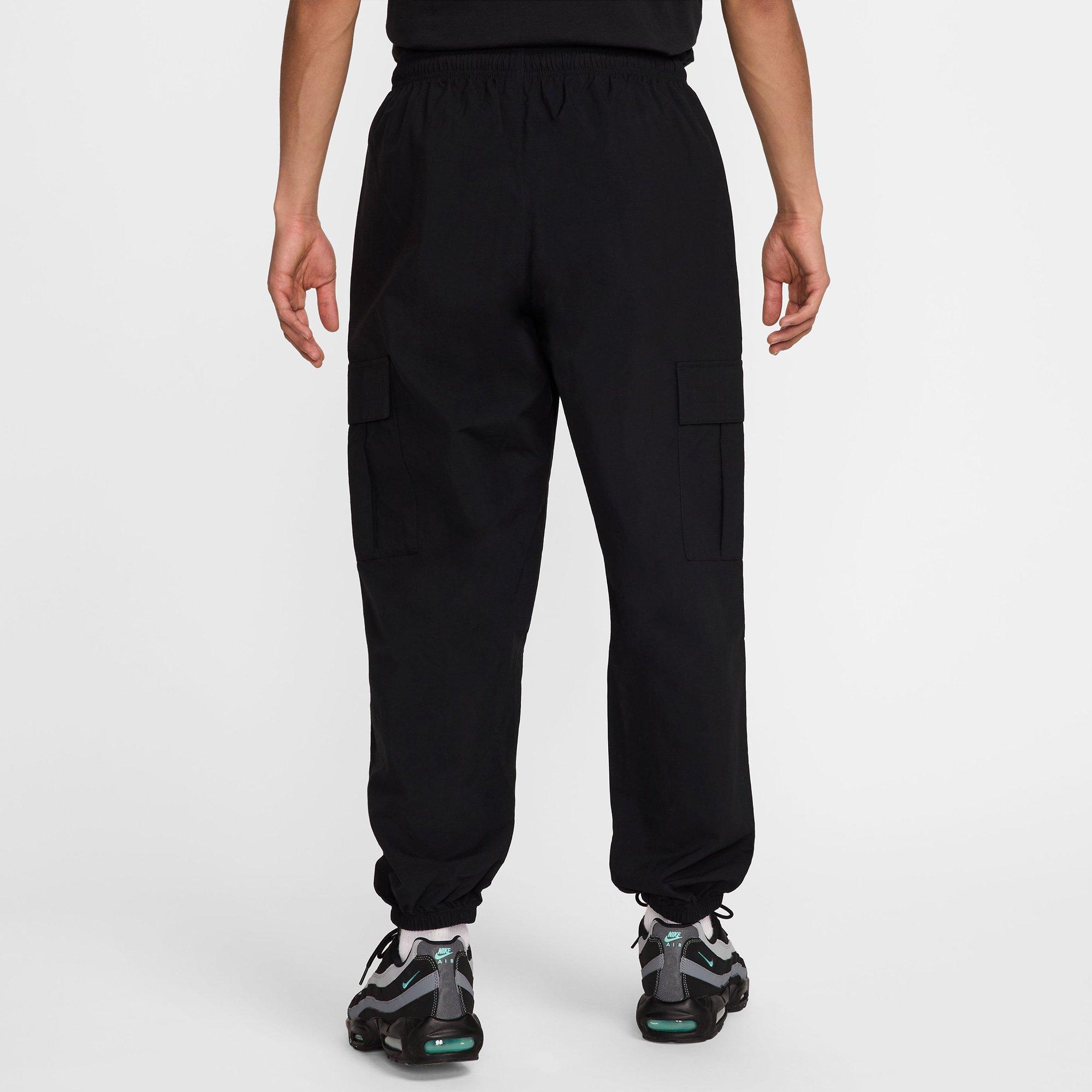 Black/White - Nike - Club Mens Woven Cargo Pants - 2