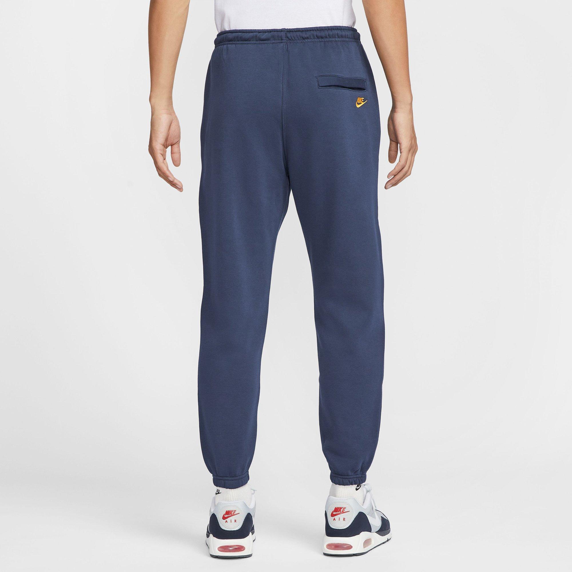 Obsidian/Gold - Nike - Club Mens Fleece Pants - 2