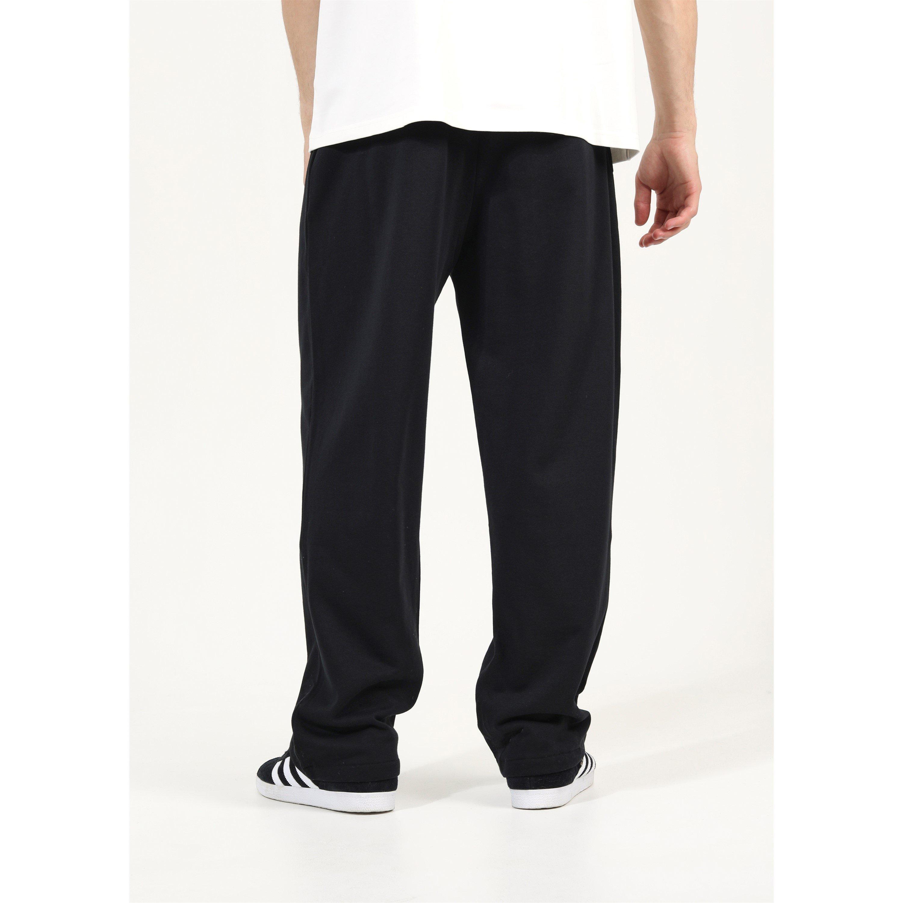 Black - Brave Soul - Wide Leg Joggers Mens - 3