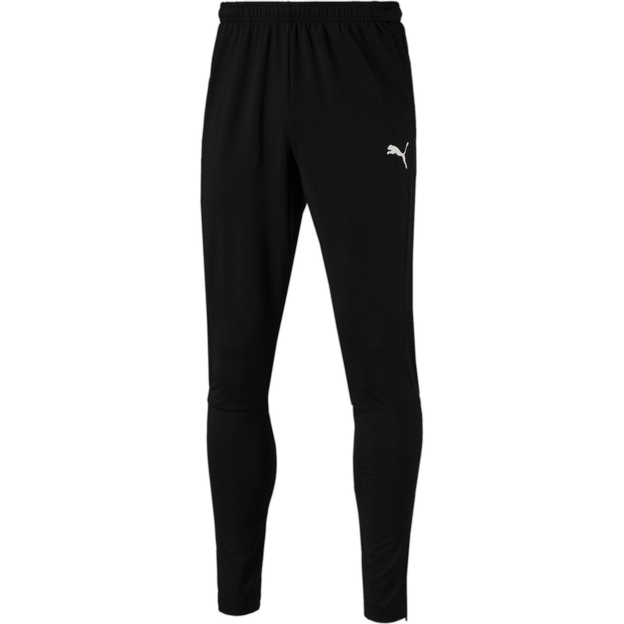 Black/White - Puma - Men's Liga Training Pants Pro Performance Tracksuit Bottoms