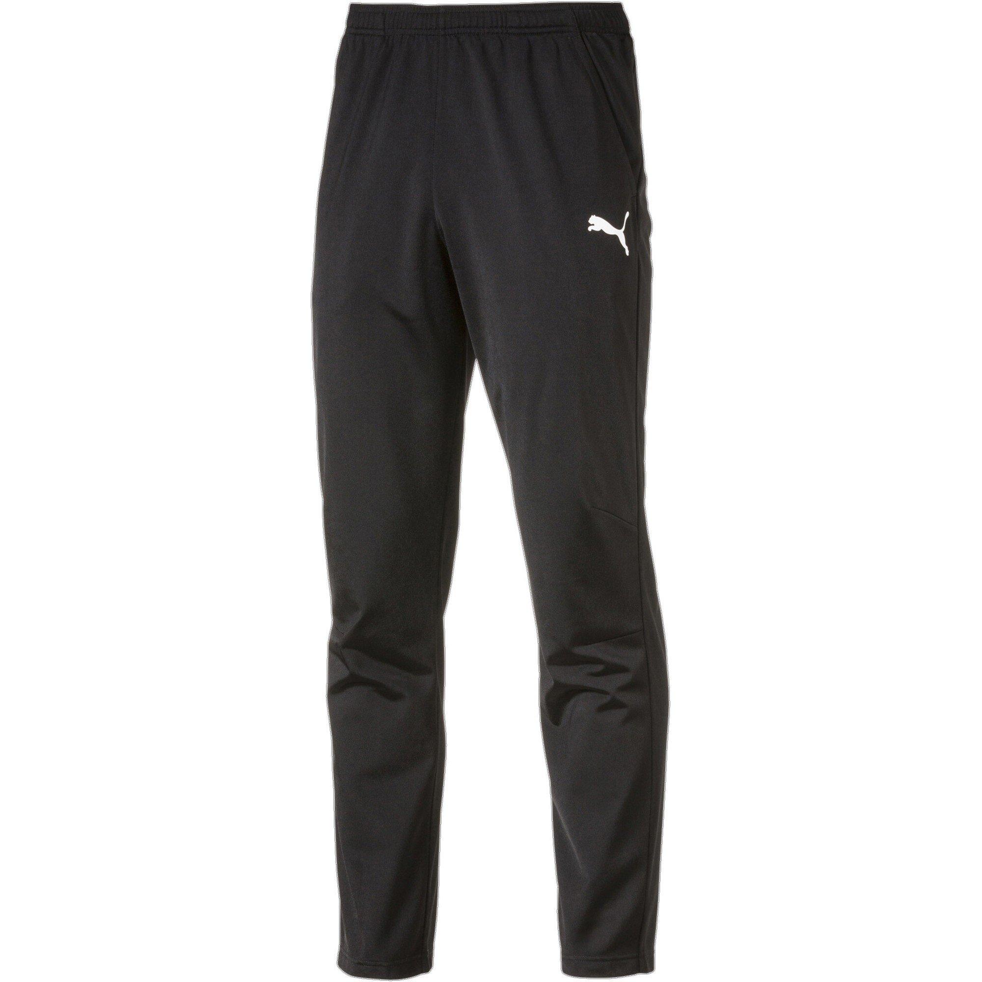 Black/White - Puma - Puma Liga Training Pant Core Tracksuit Bottom Mens - 1