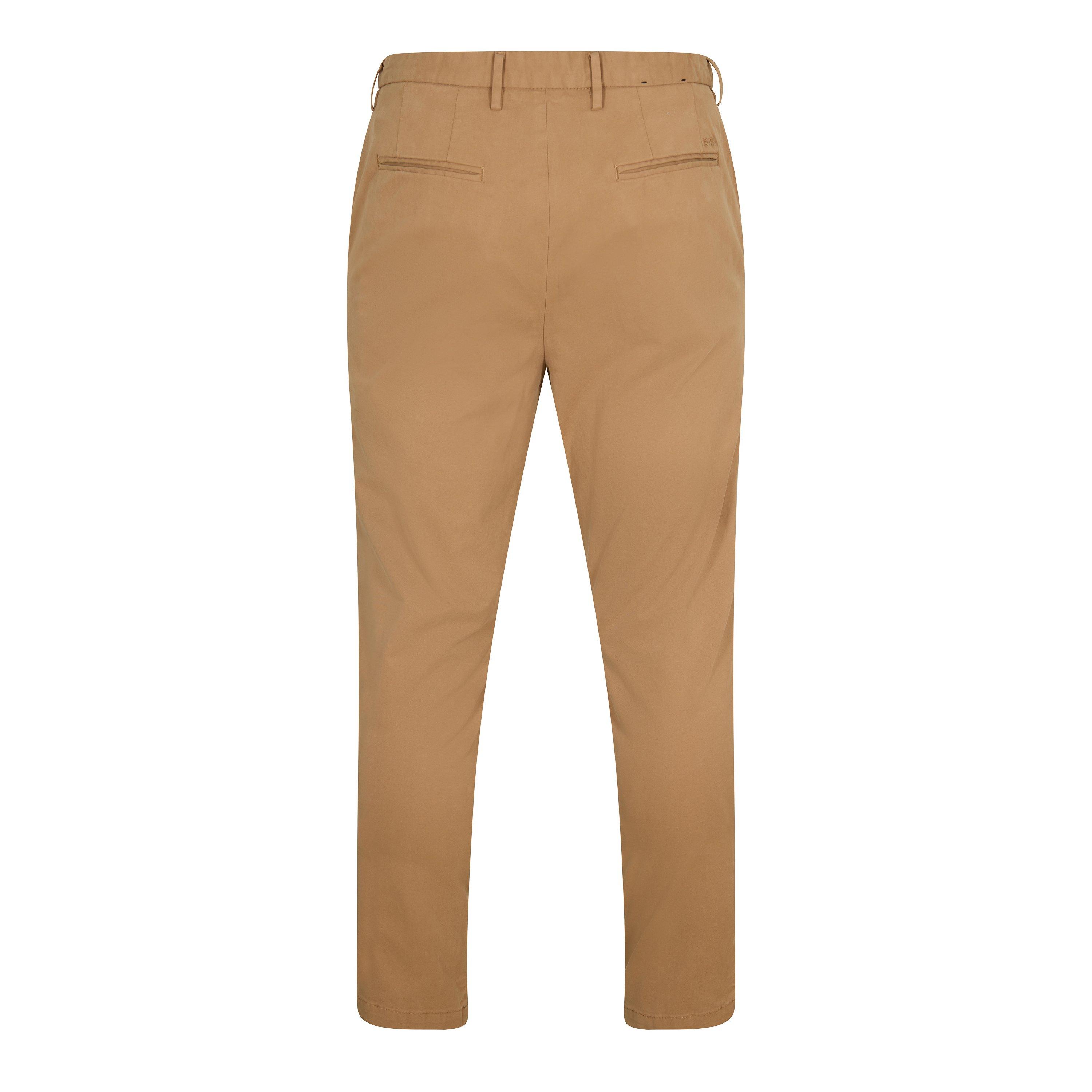 Light Beige - Boss - Men's Kaito3-D Straight Leg Trousers - 2