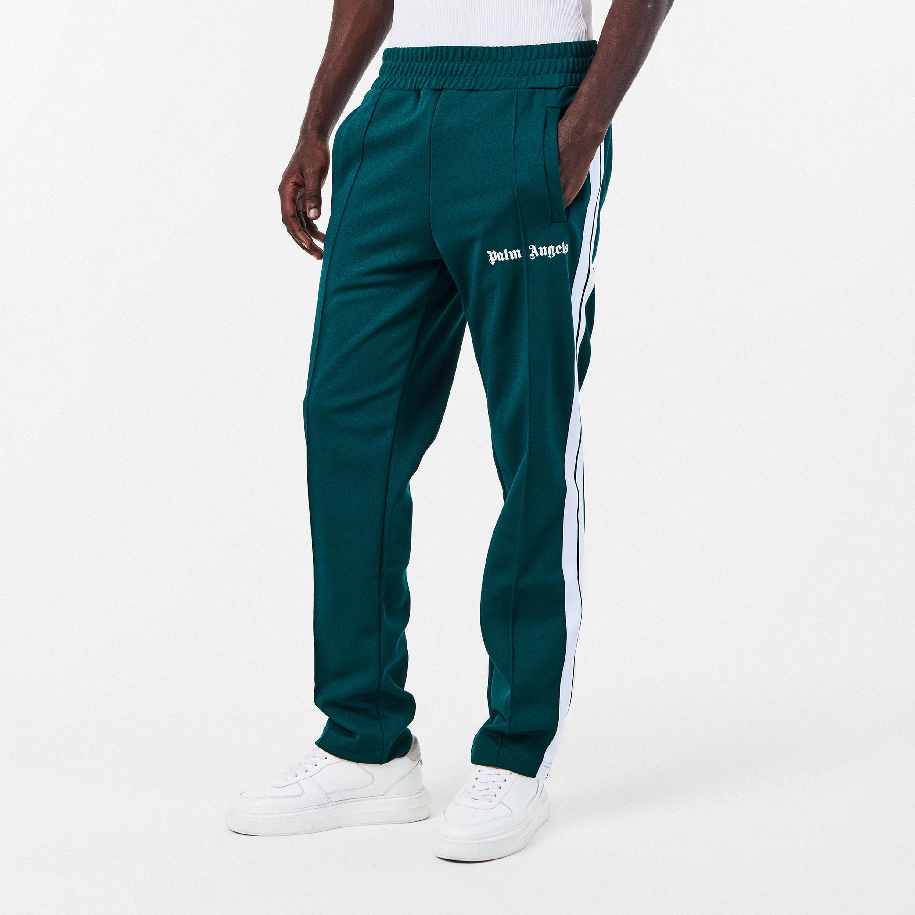 Green/White - Palm Angels - Classic Logo Track Pants - 3