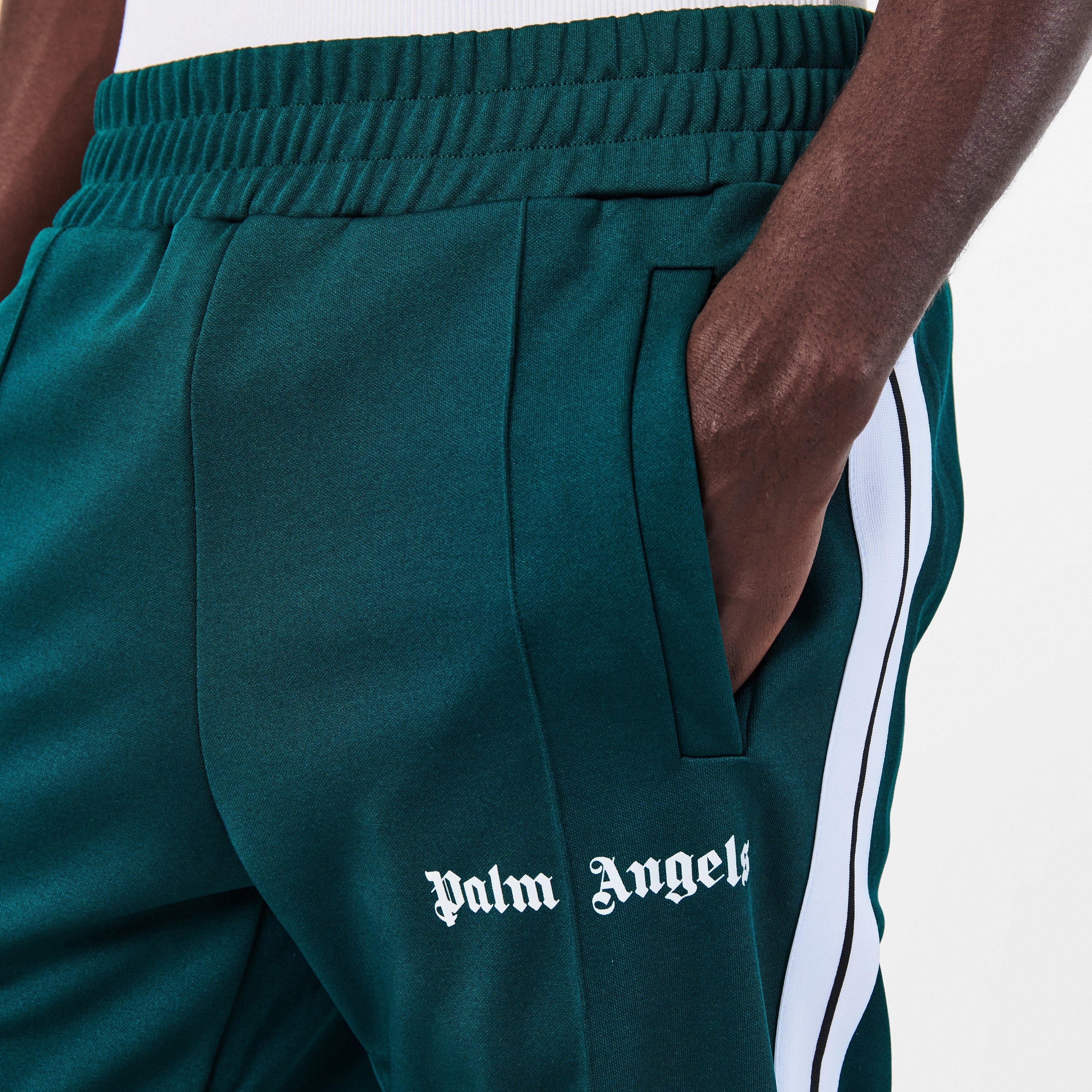Green/White - Palm Angels - Classic Logo Track Pants - 5
