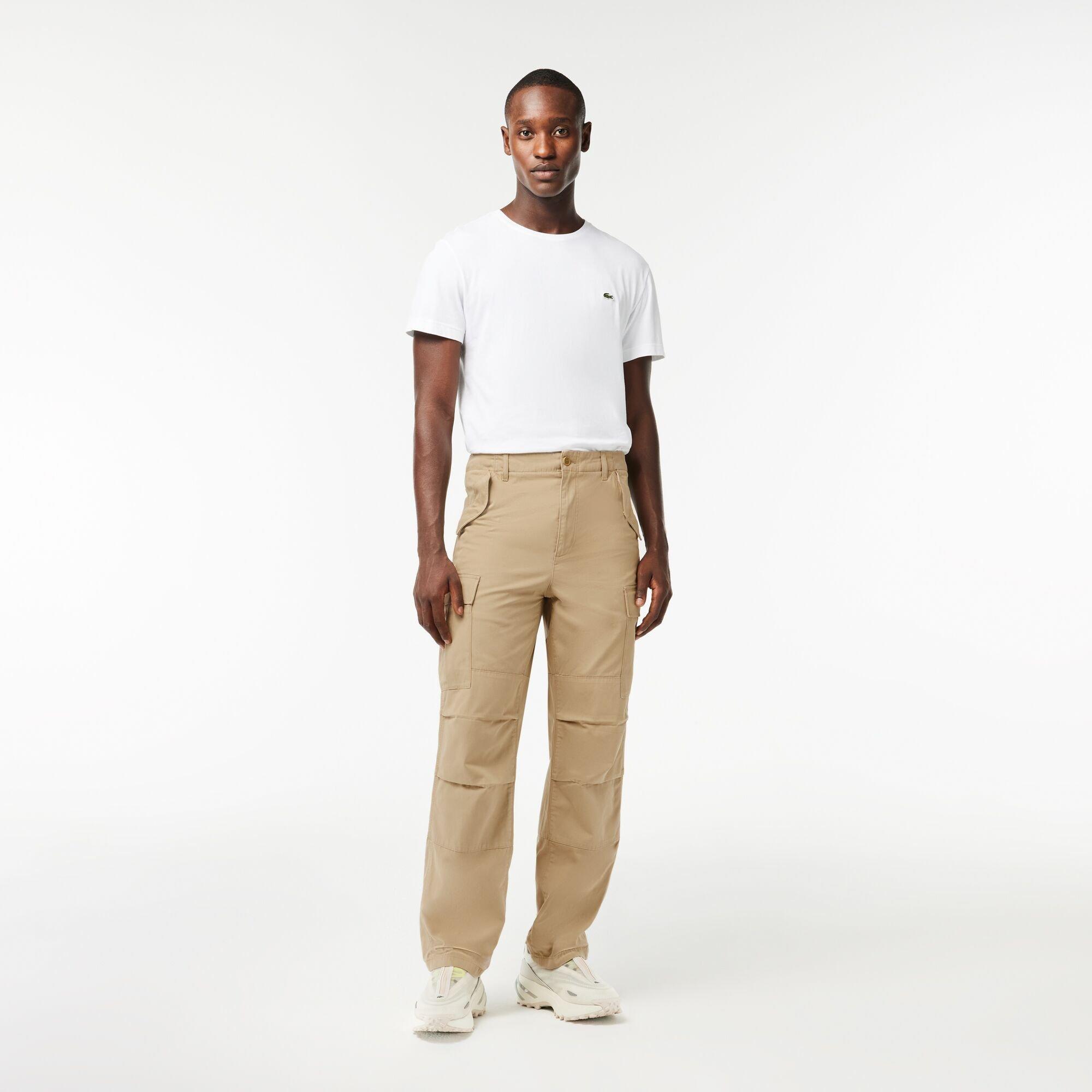 Lav - Lacoste - Men's Straight Fit Cargo Trousers - 3