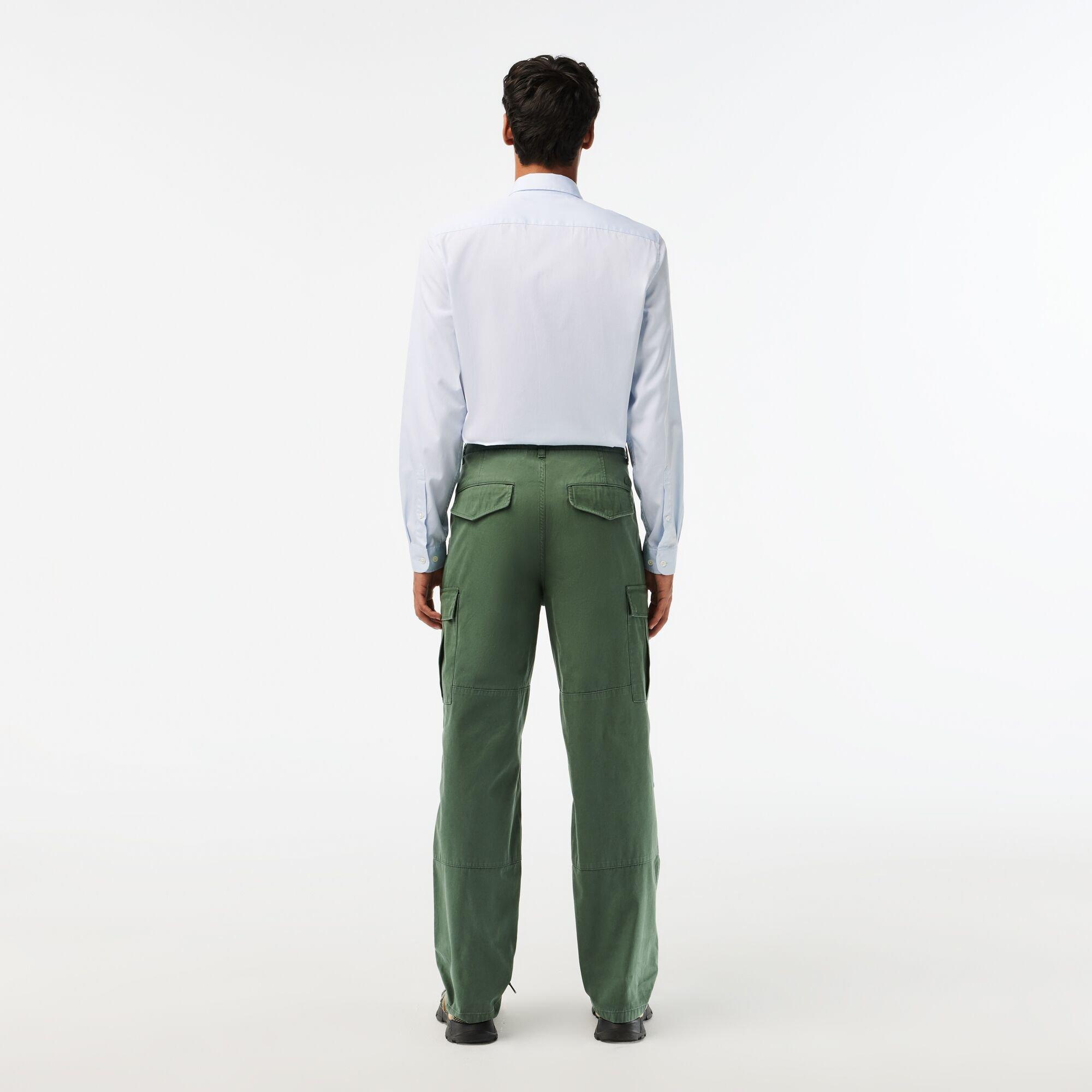Sequoia - Lacoste - Men's Straight Fit Cargo Trousers - 2