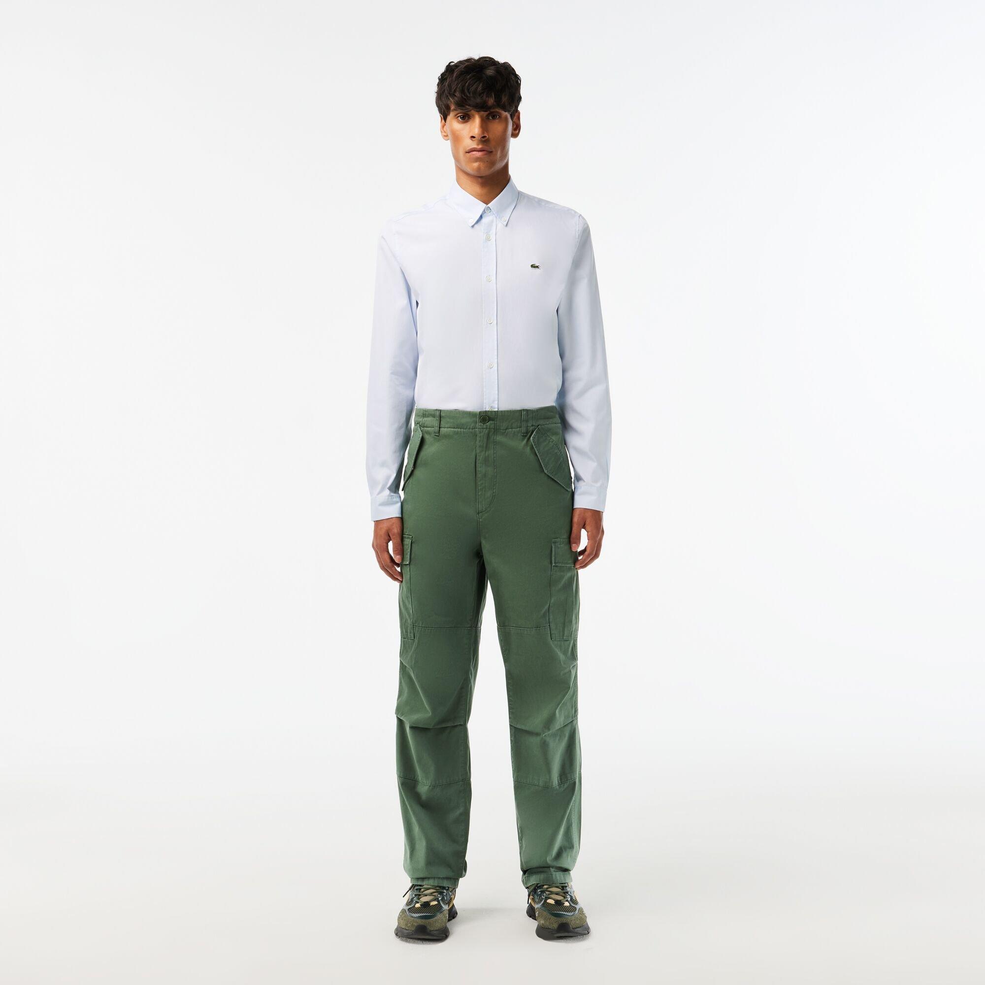 Sequoia - Lacoste - Men's Straight Fit Cargo Trousers - 3