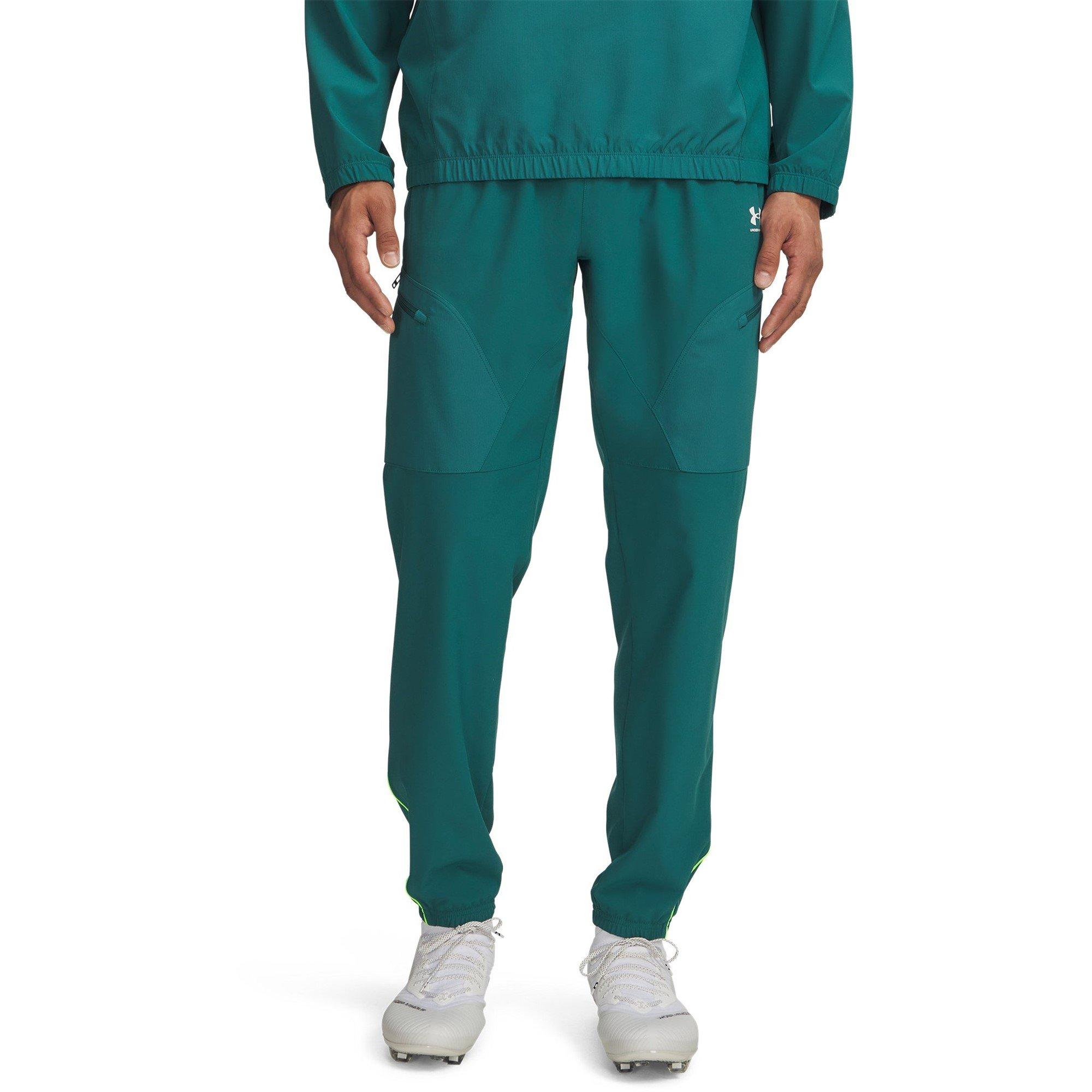 Green/White - Under Armour - Men's Performance Tracksuit Bottom - 1
