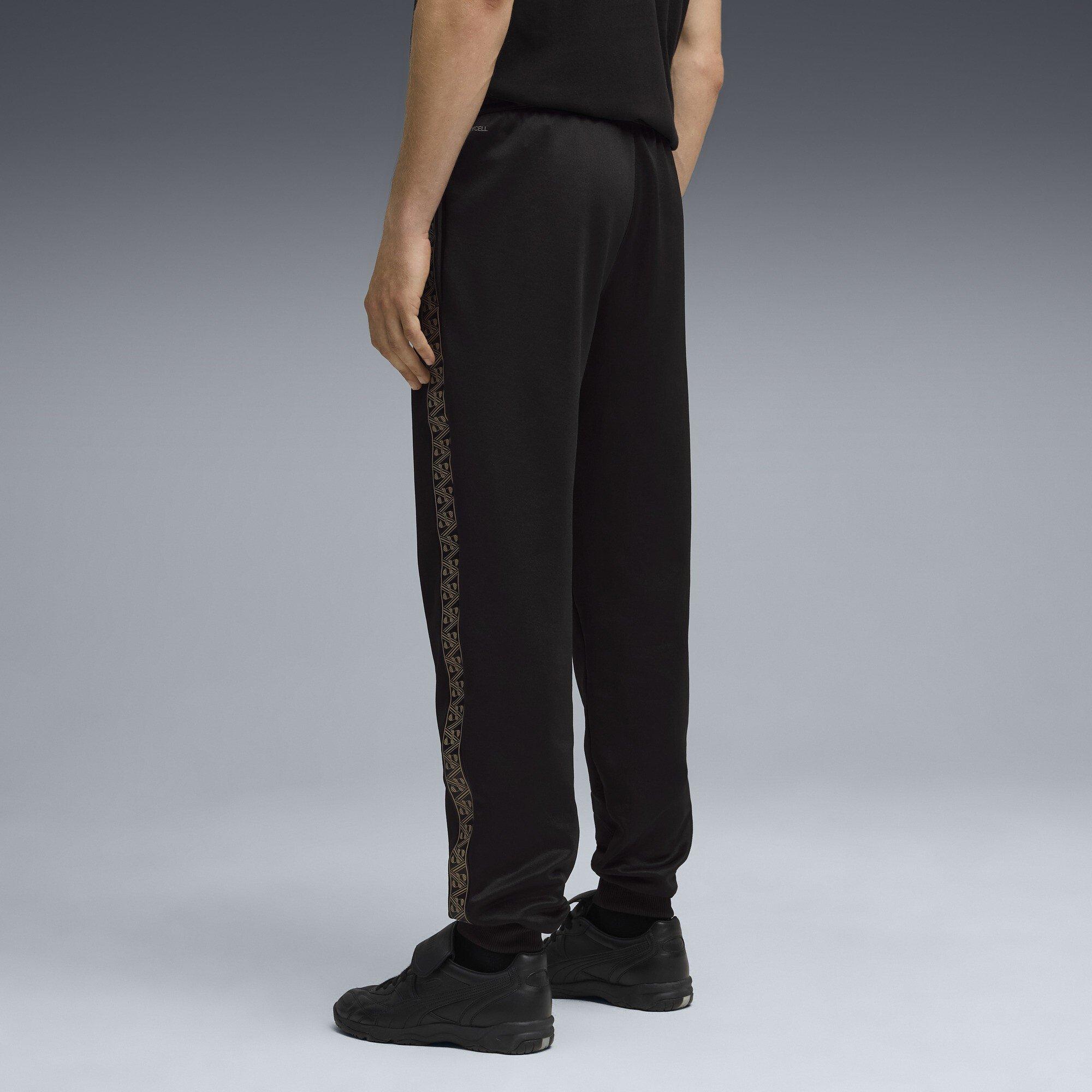 Black/Gold - Puma - Men's King Anthem Performance Tracksuit Bottoms - 4