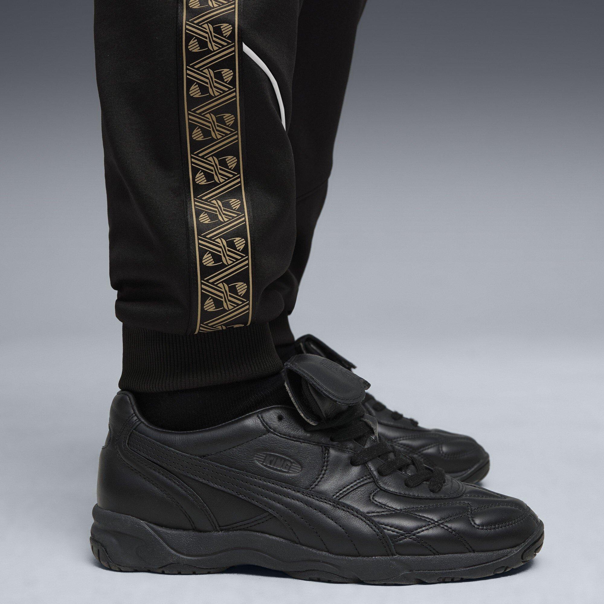 Black/Gold - Puma - Men's King Anthem Performance Tracksuit Bottoms - 6