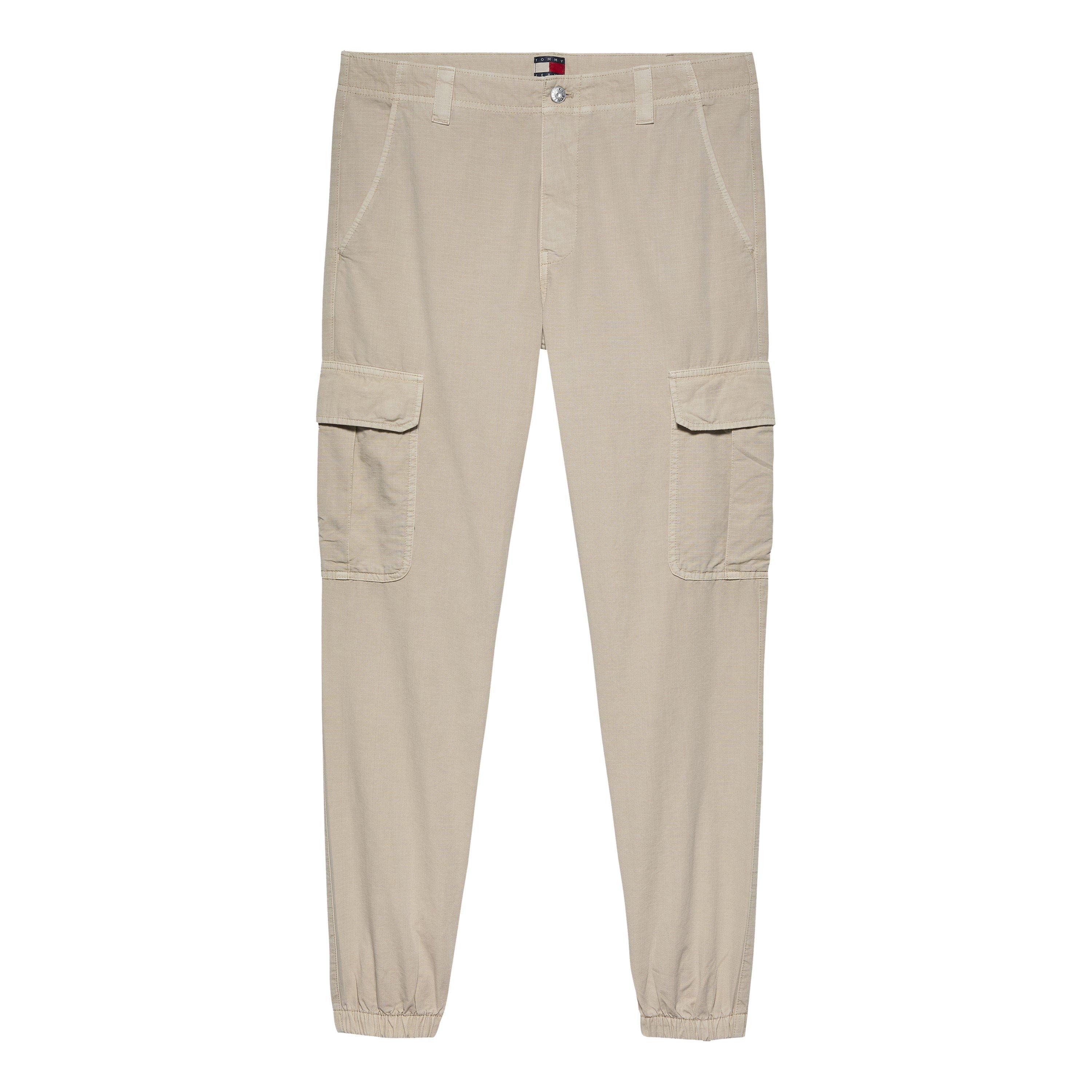 Newsprint - Tommy Jeans - Men's Ryan Relaxed Fit Cargo Trousers - 1