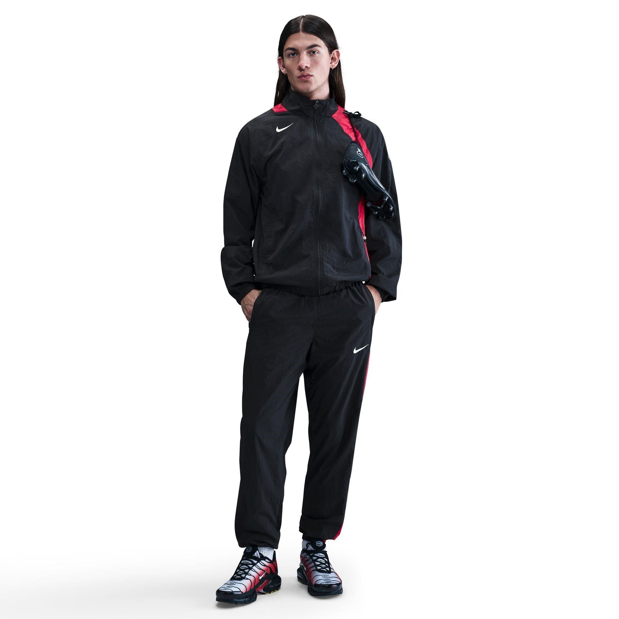 Black/Red - Nike - T90 Tracksuit Bottoms Mens - 3
