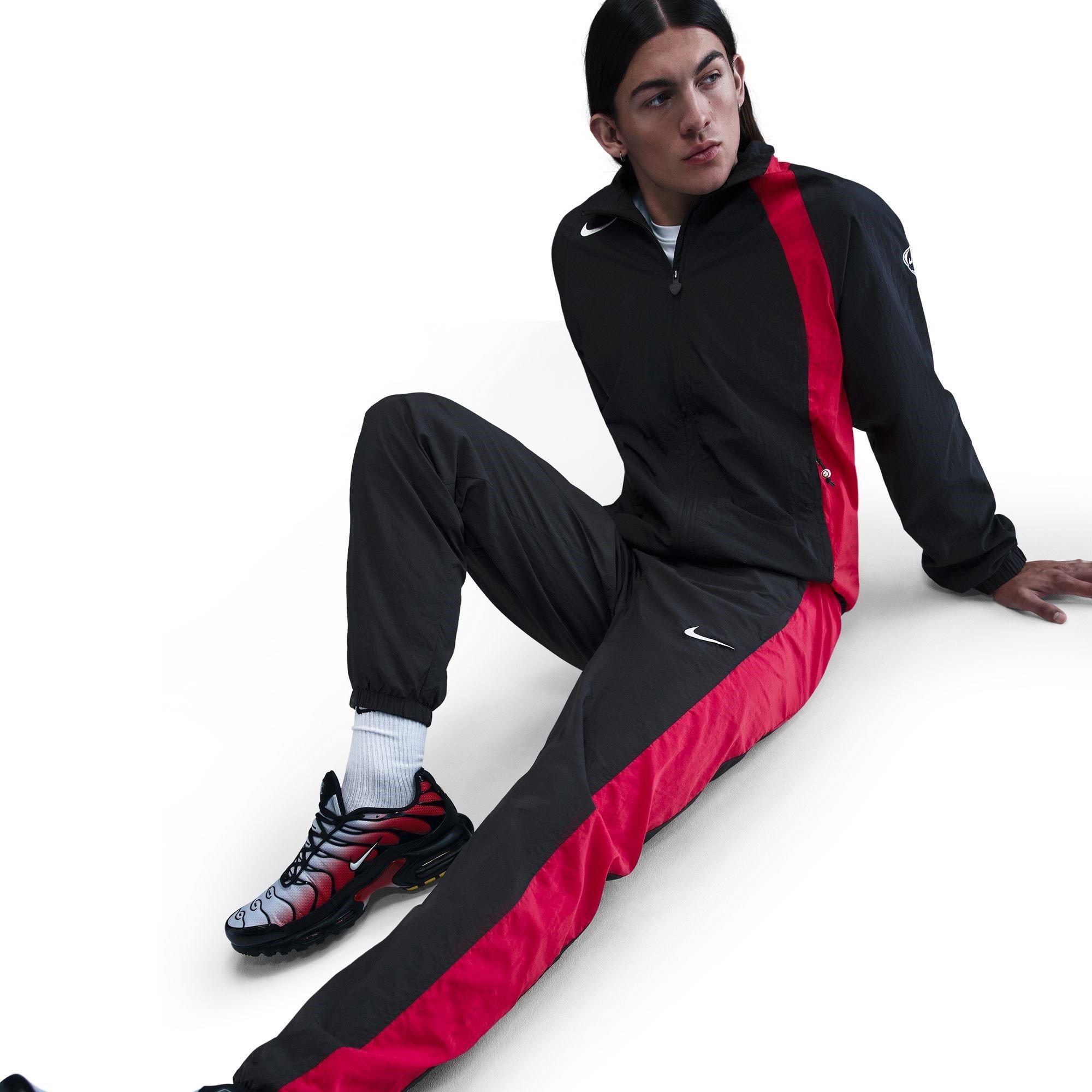 Black/Red - Nike - T90 Tracksuit Bottoms Mens - 6
