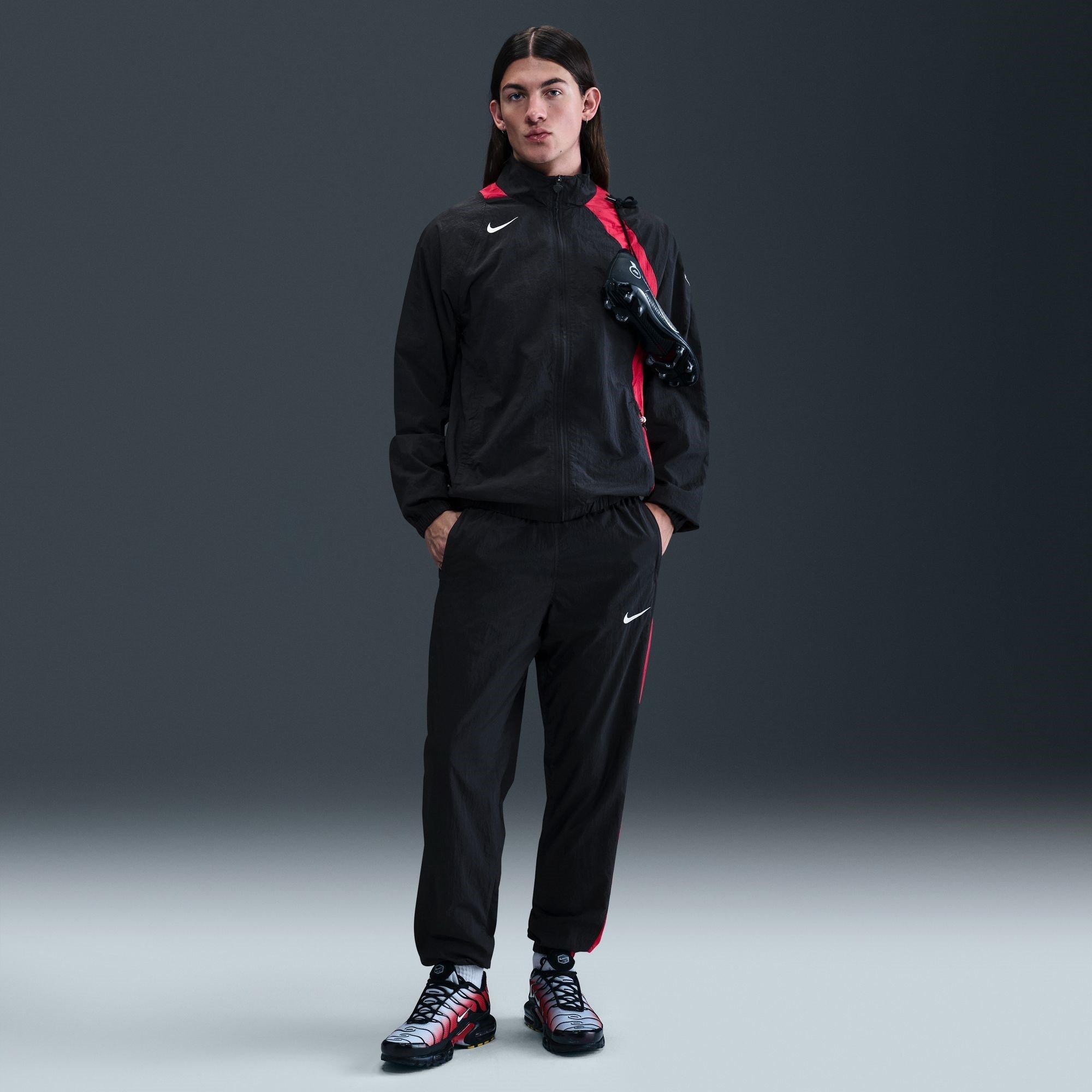 Black/Red - Nike - T90 Tracksuit Bottoms Mens - 7