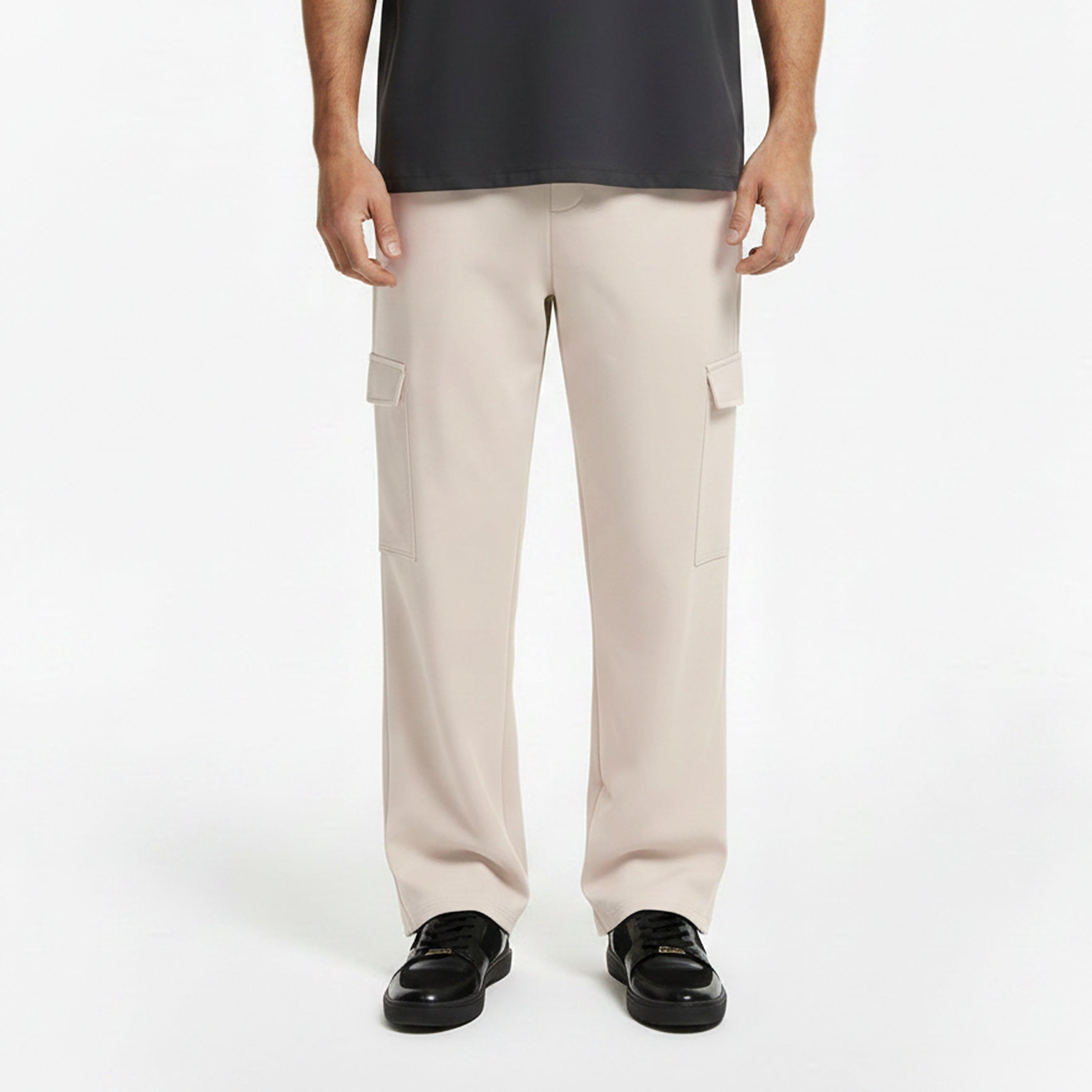 Stone - Guess - Men's Achille Cargo Trousers - 3
