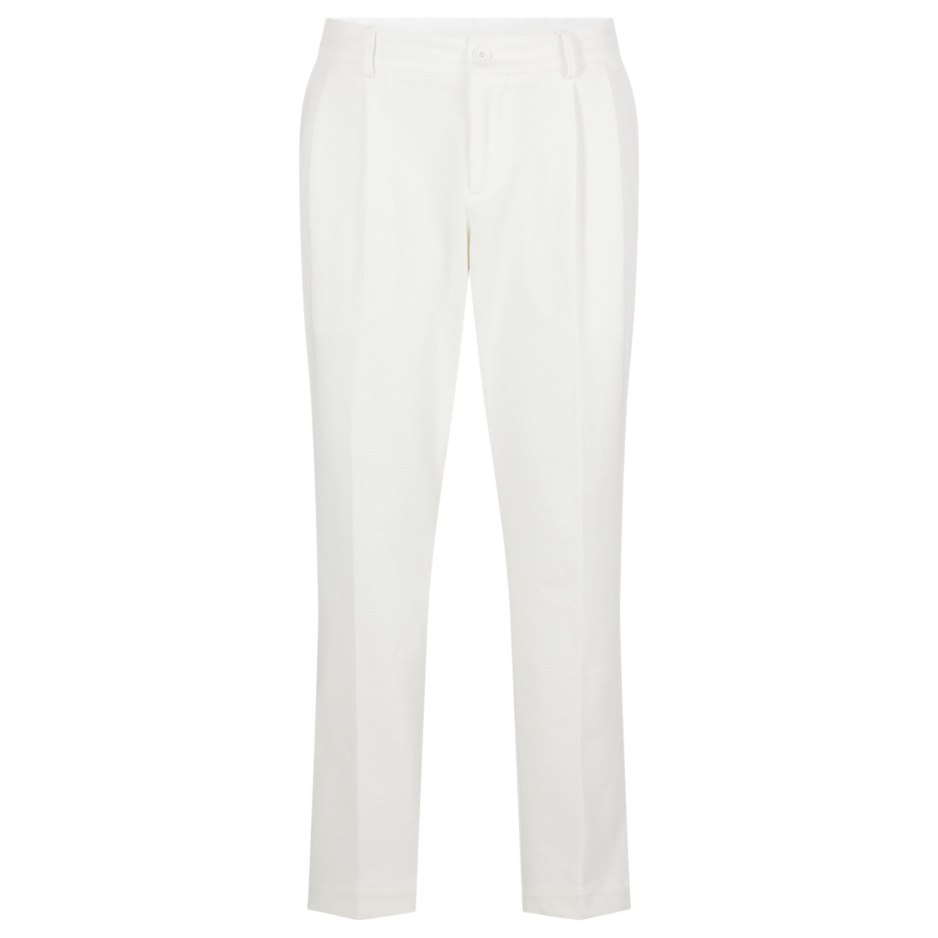 White - Boss - Men's  T Scarface Straight Trousers
