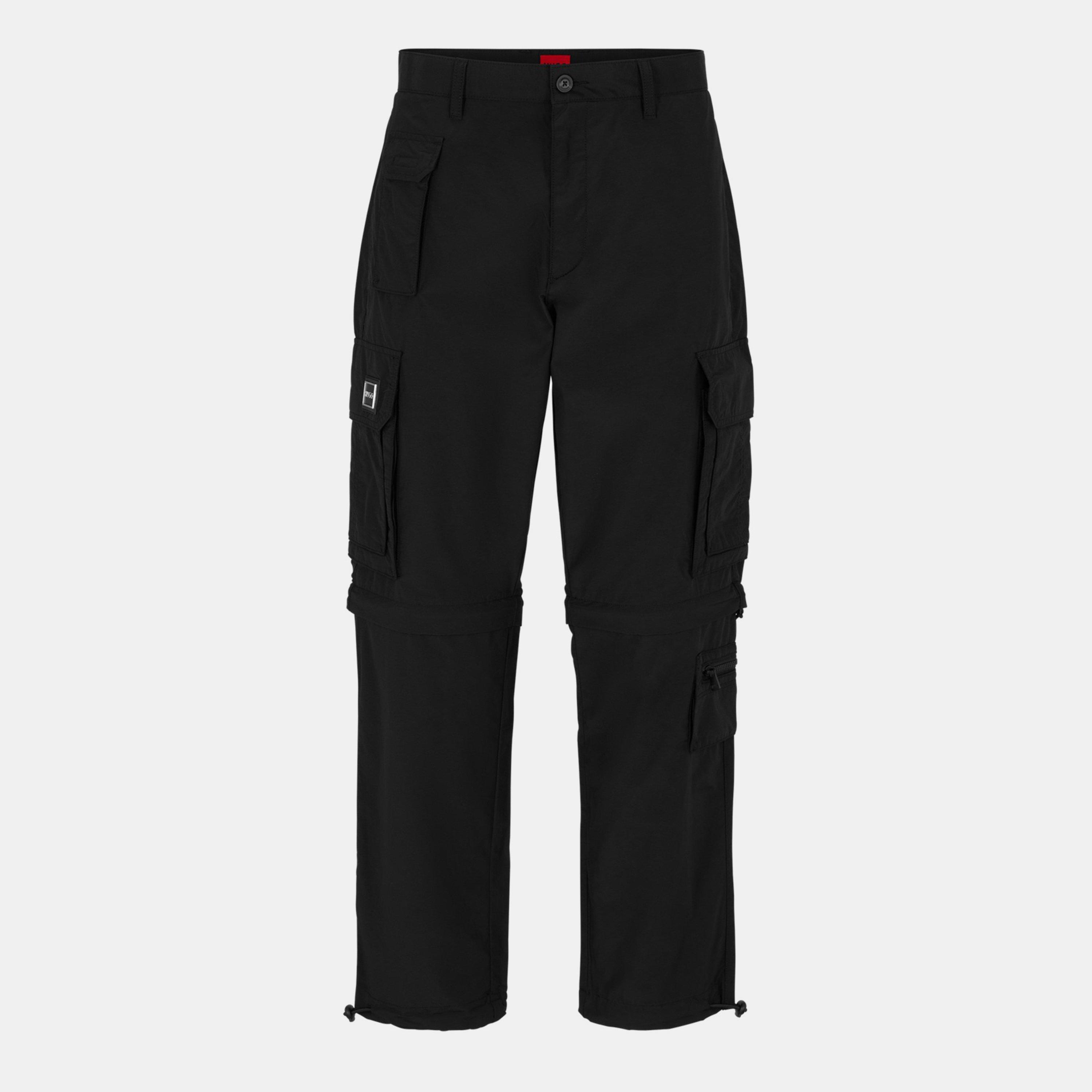 Hugo Men's Straight Leg Trousers - Black - 38W R