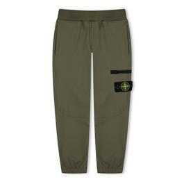 Stone Island Cargo Sweatpants In Stretch Nylon Canvas