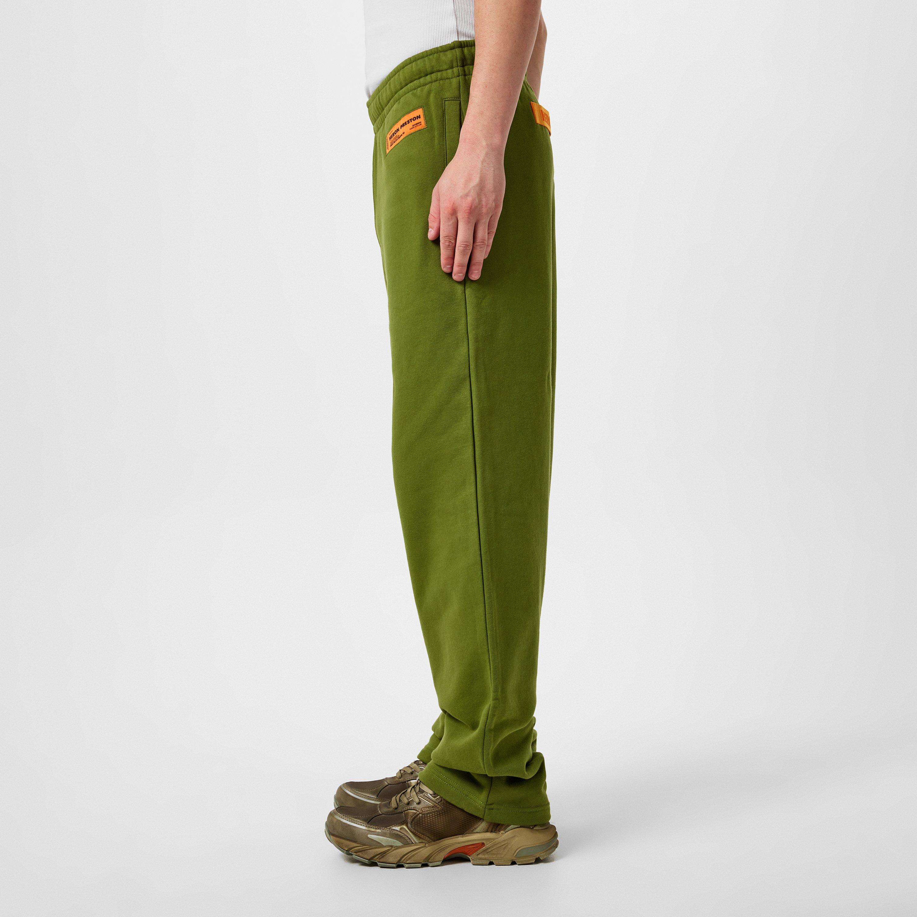 Green - Heron Preston - Men's Closed Hem Poly Joggers - 2