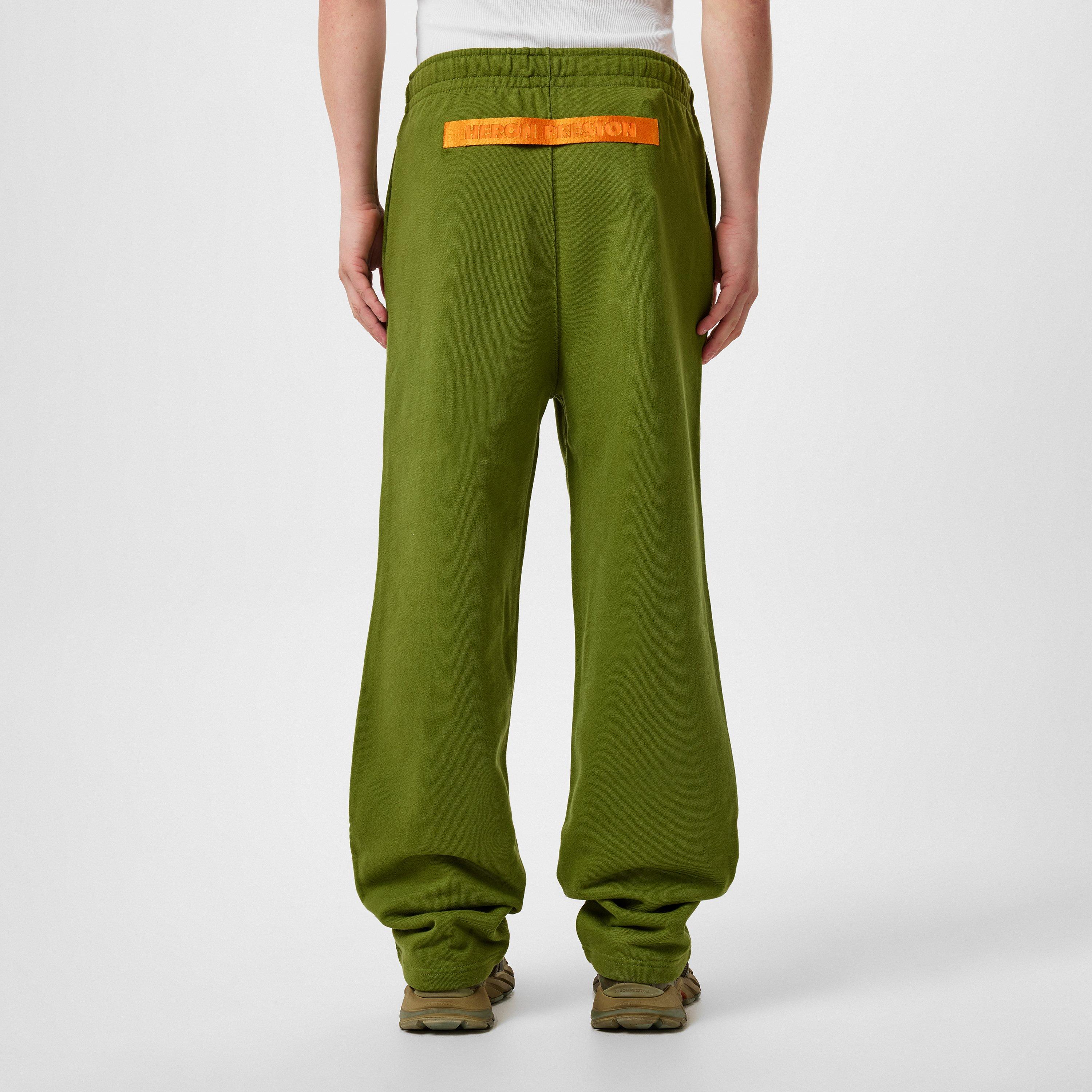 Green - Heron Preston - Men's Closed Hem Poly Joggers - 3