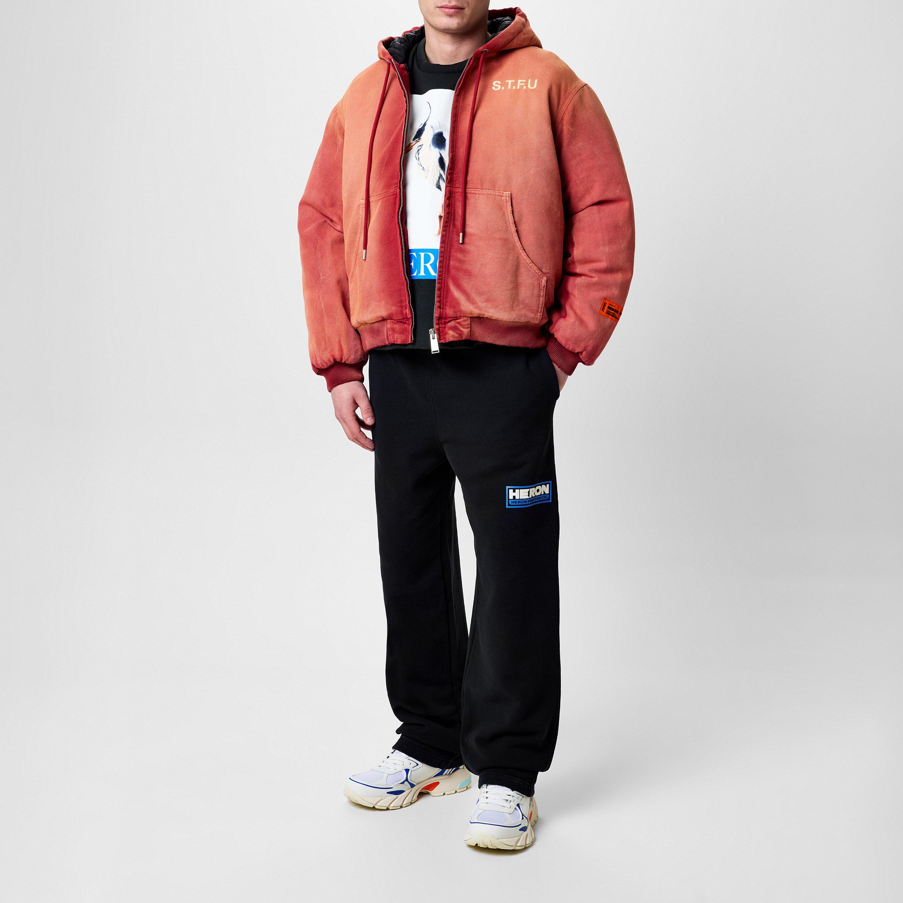 Black/Light - Heron Preston - Men's Closed Hem Poly Joggers - 4