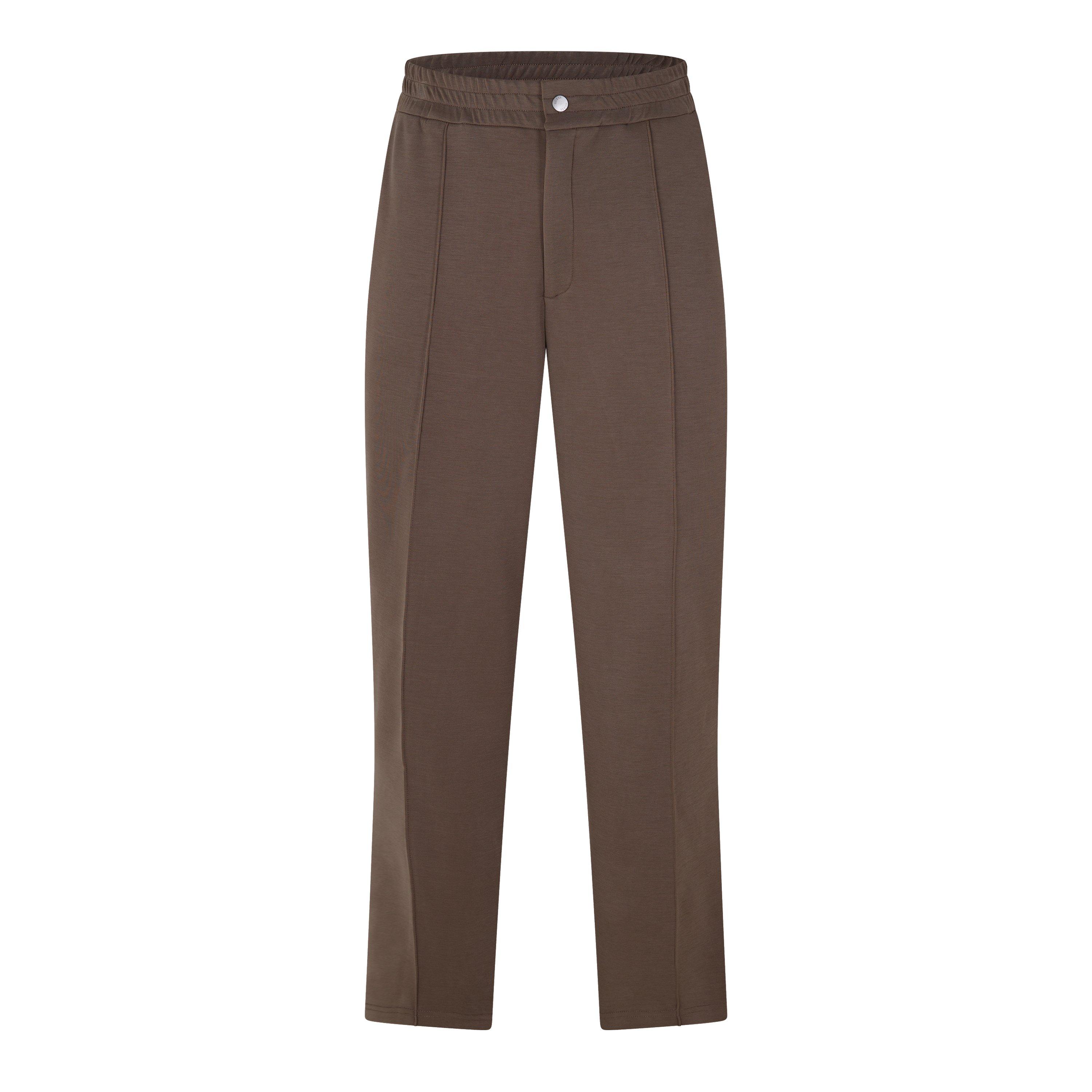 Stone Umber - Guess - Men's Sonny Straight Leg Trousers - 1