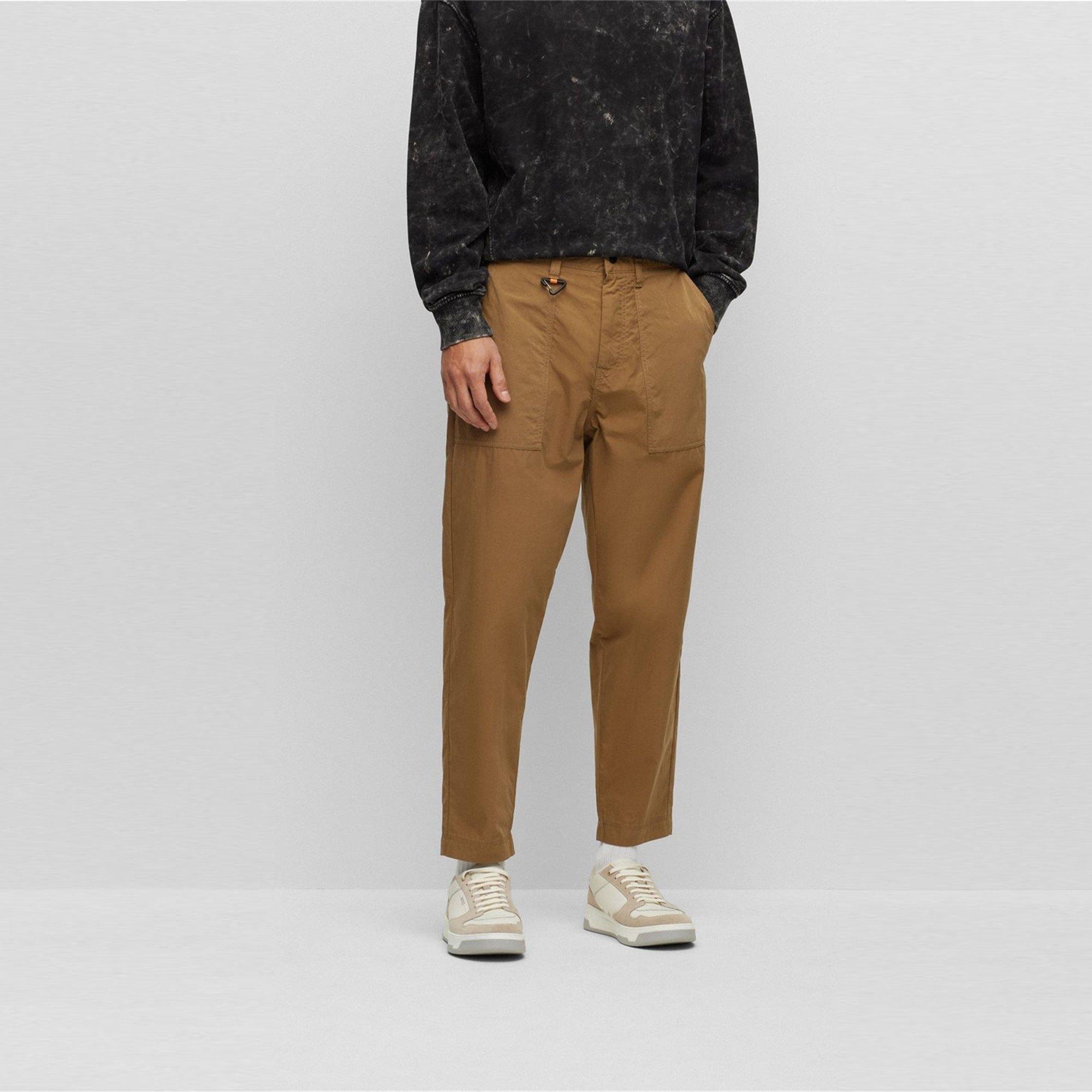 Open Beige - Boss - Men's Statum Pp Straight Leg Trousers - 2