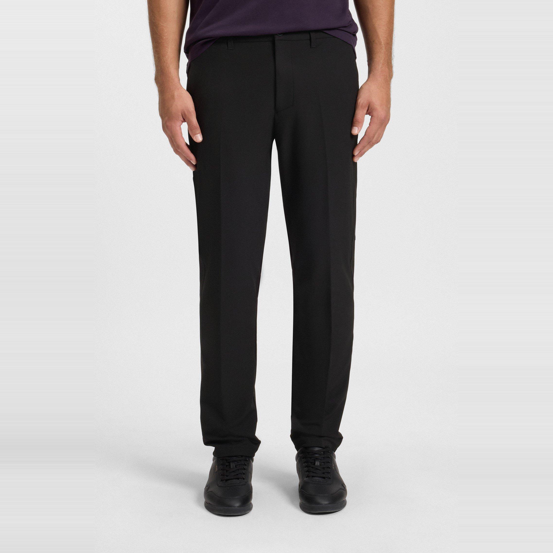 Black - Boss - Men's T Commuter Straight Leg Trousers - 2