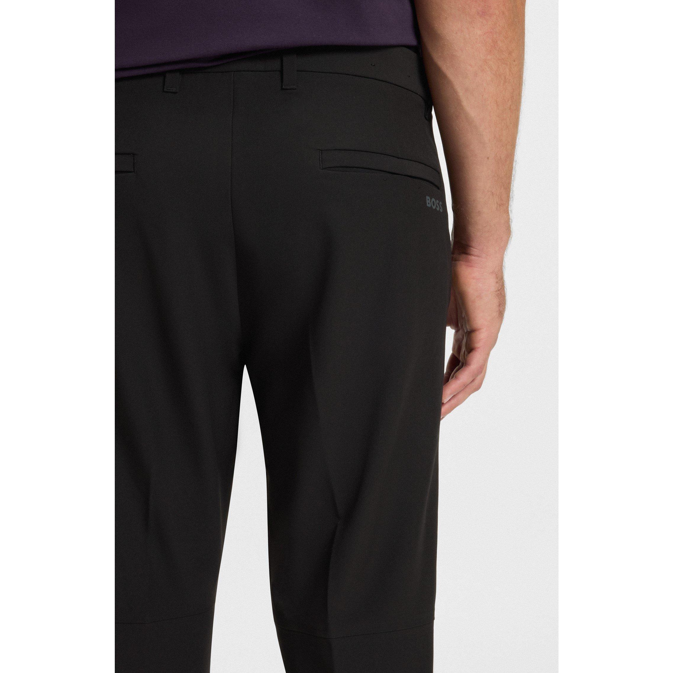 Black - Boss - Men's T Commuter Straight Leg Trousers - 4