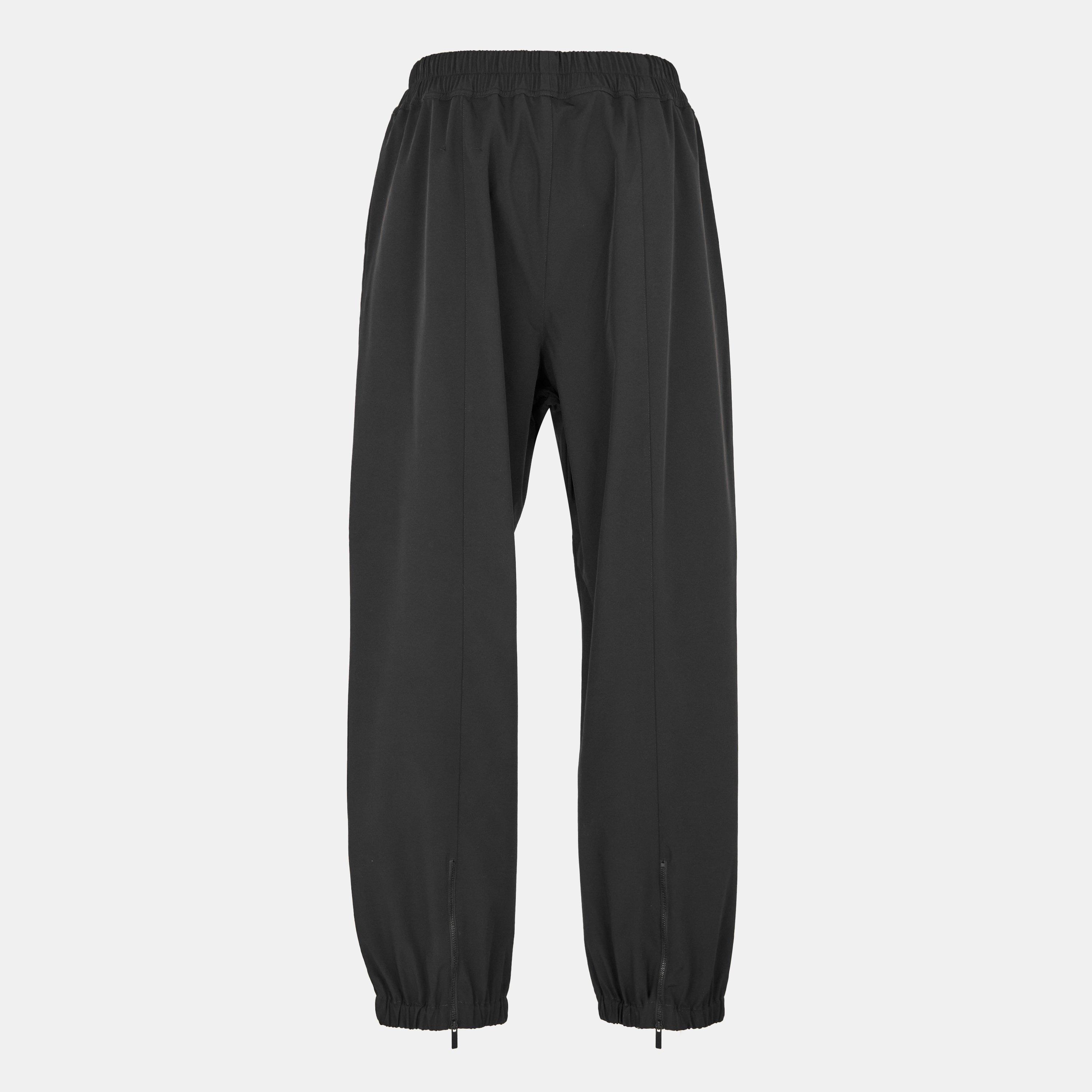 Black - Fear Of God - Men's Closed Hem Poly Tracksuit Bottoms, Closed Hem Design - 2