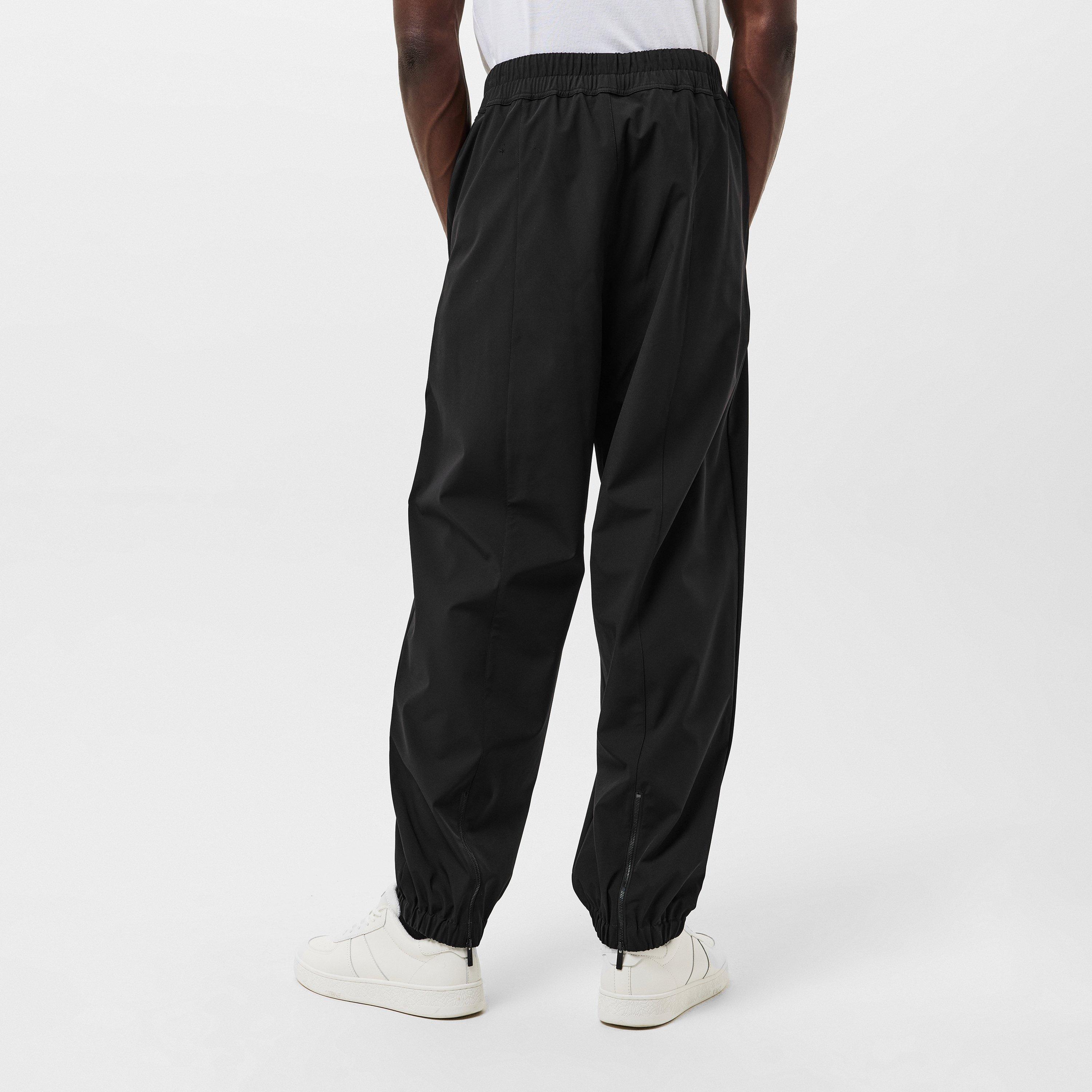 Black - Fear Of God - Men's Closed Hem Poly Tracksuit Bottoms, Closed Hem Design - 4