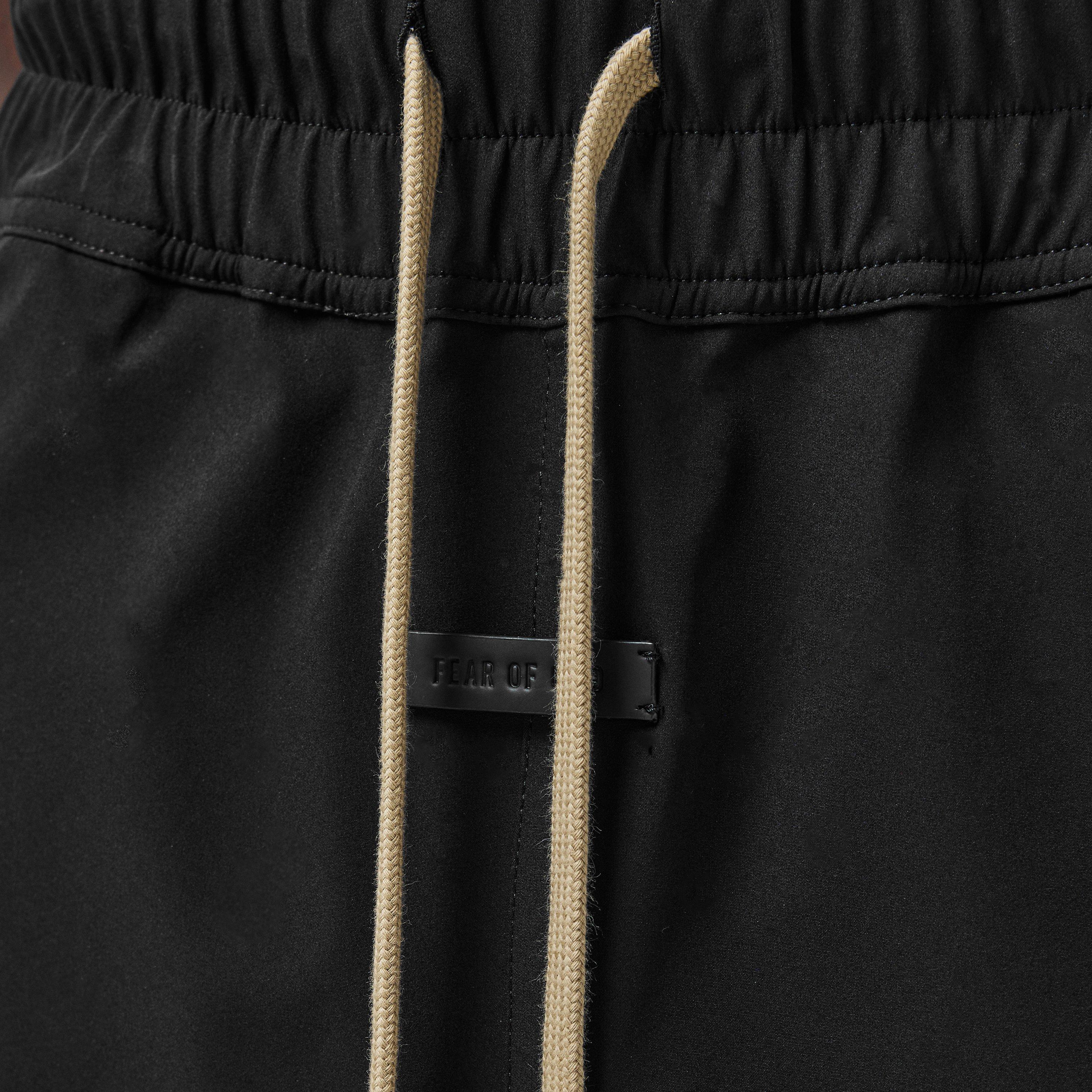 Black - Fear Of God - Men's Closed Hem Poly Tracksuit Bottoms, Closed Hem Design - 5