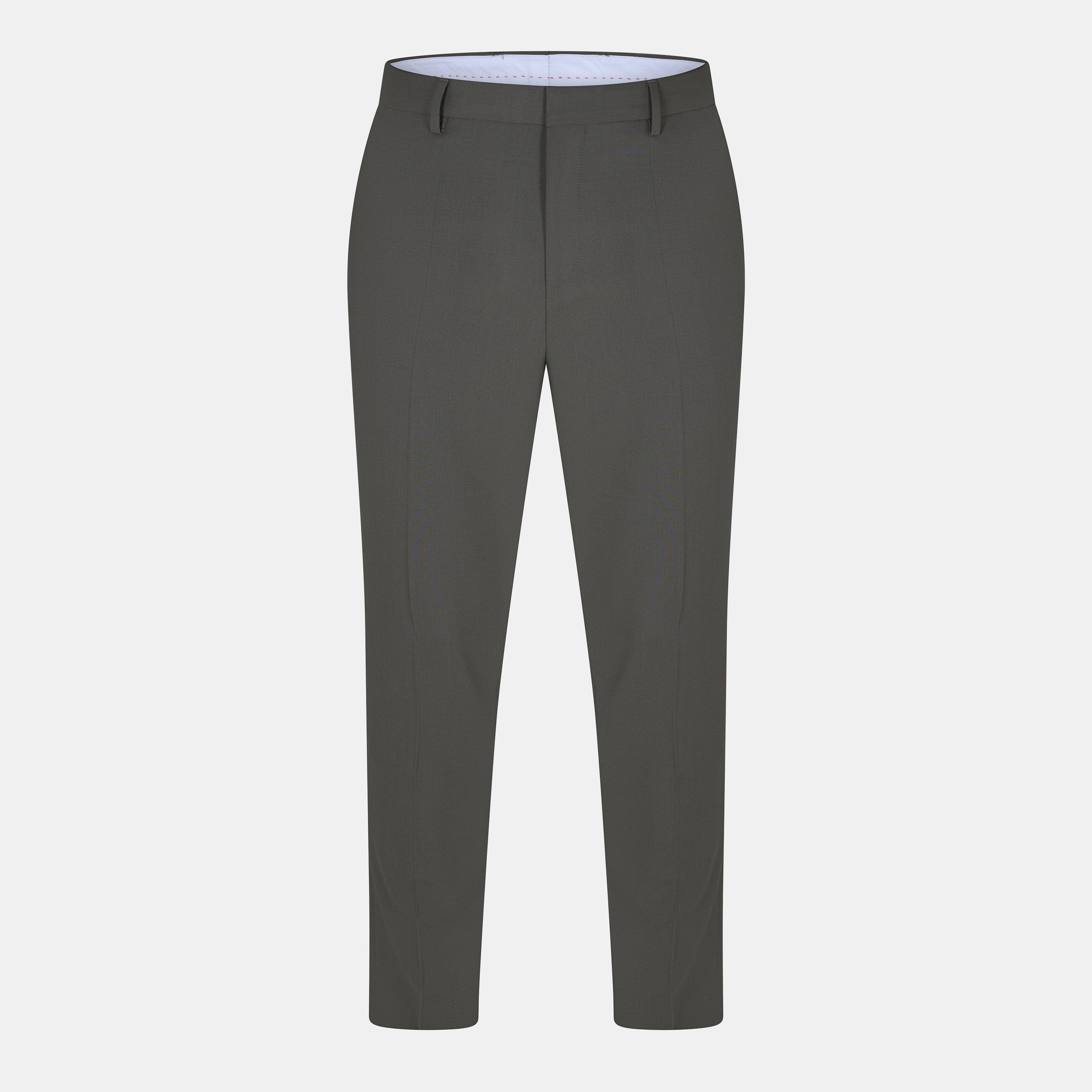 Hugo Men's Straight Leg Trousers - Dark Beige - 30W R