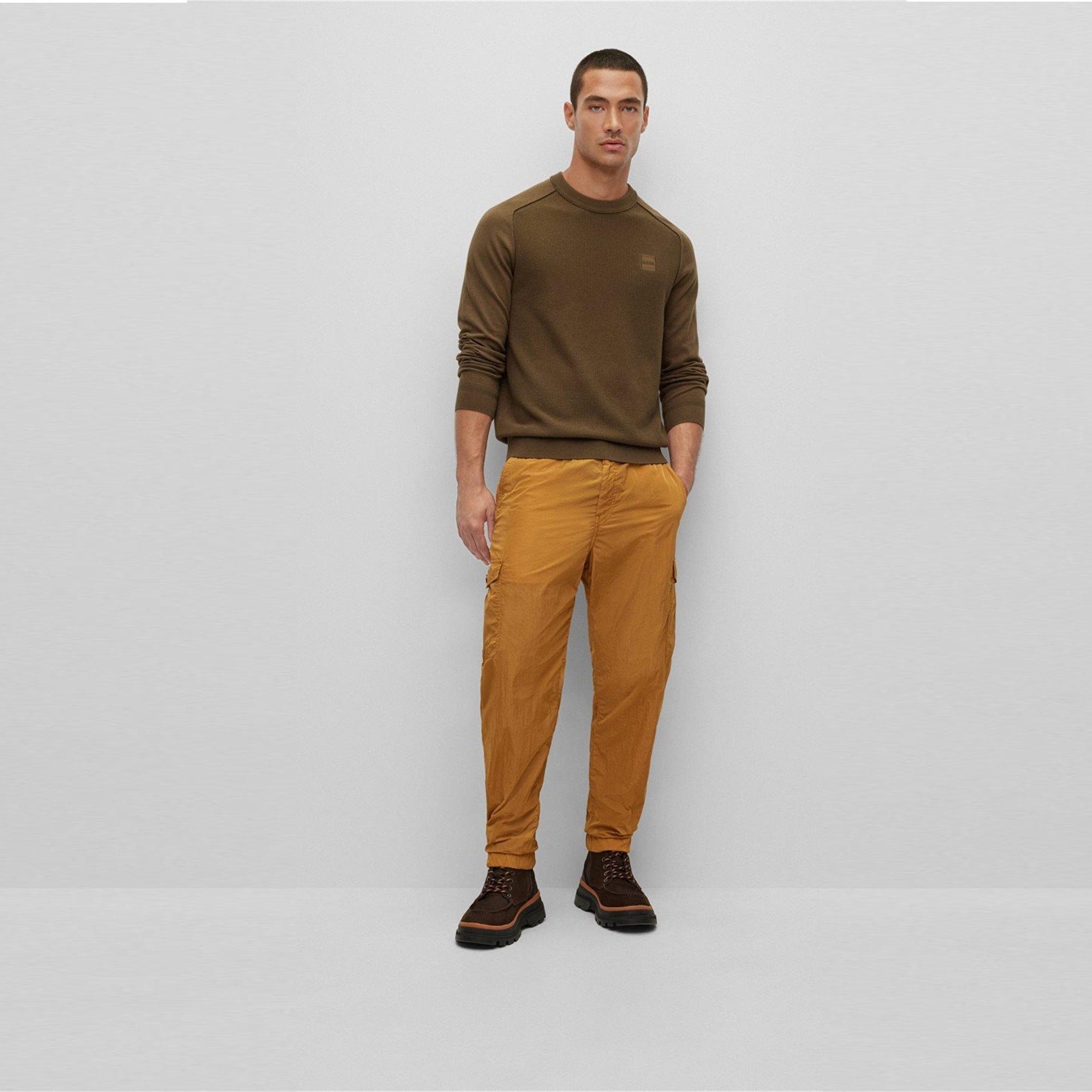 Open Beige - Boss - Men's  Taberon Cargo Trousers - 5