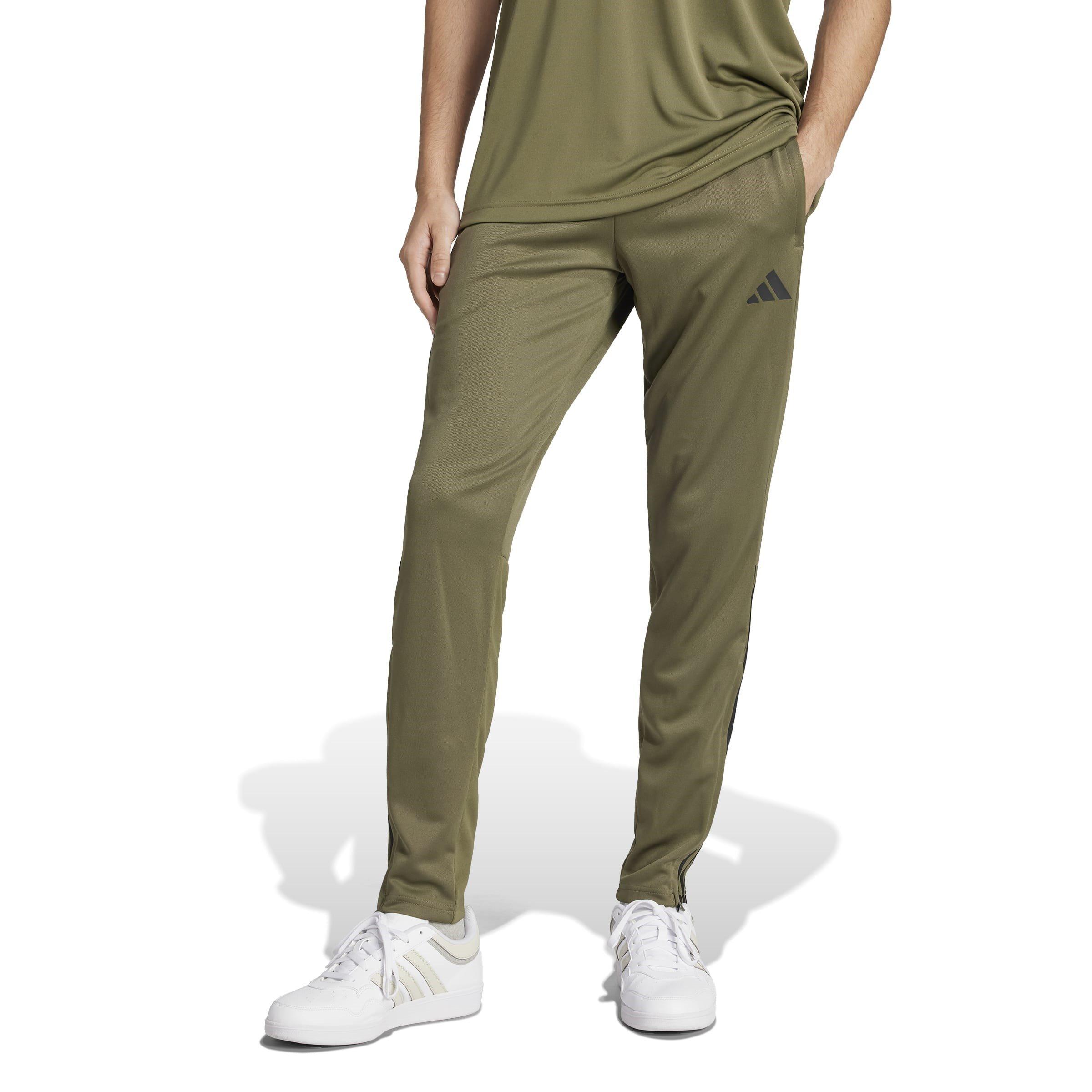 Olive/Black - adidas - slim Sereno tapered pants Mens - 2
