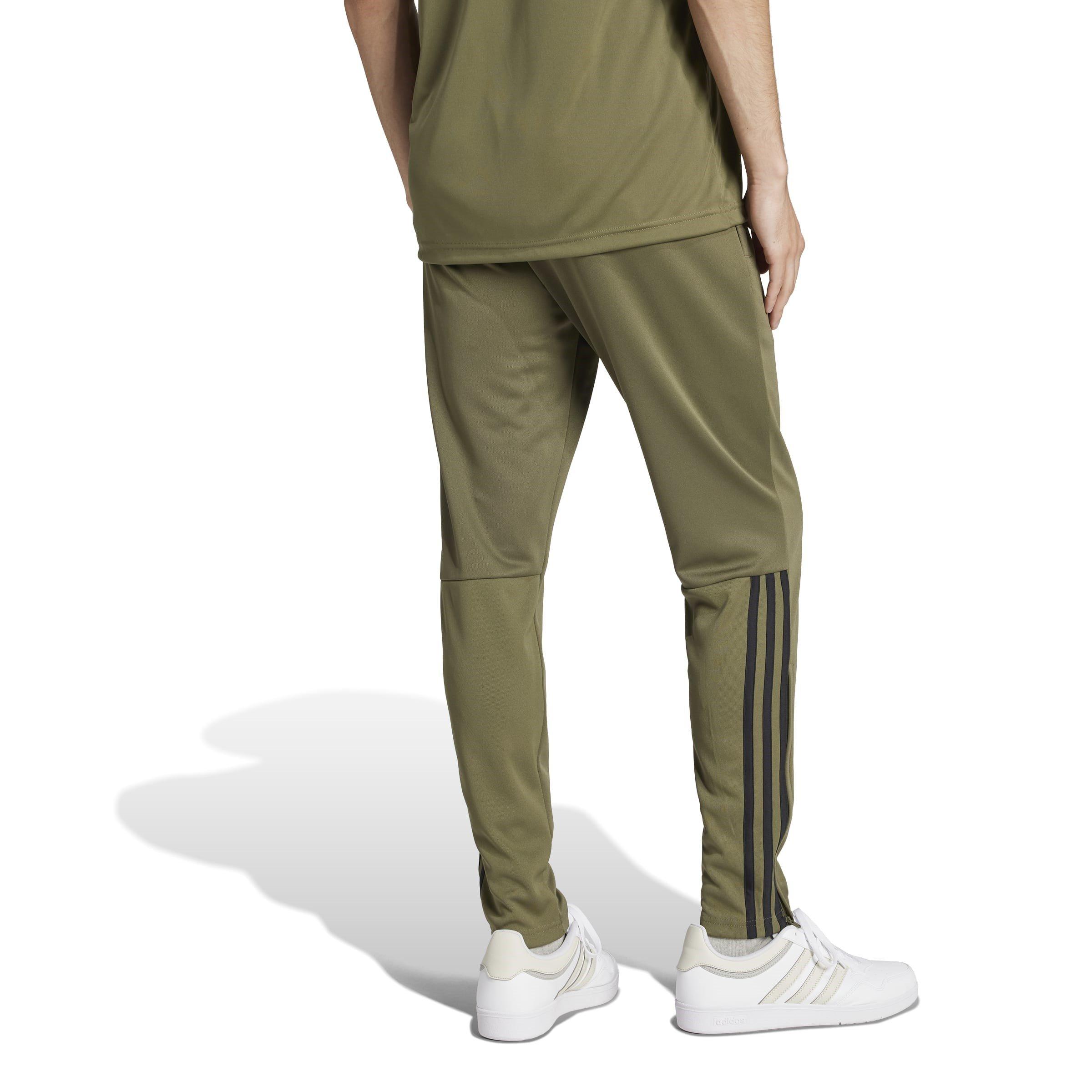 Olive/Black - adidas - slim Sereno tapered pants Mens - 3