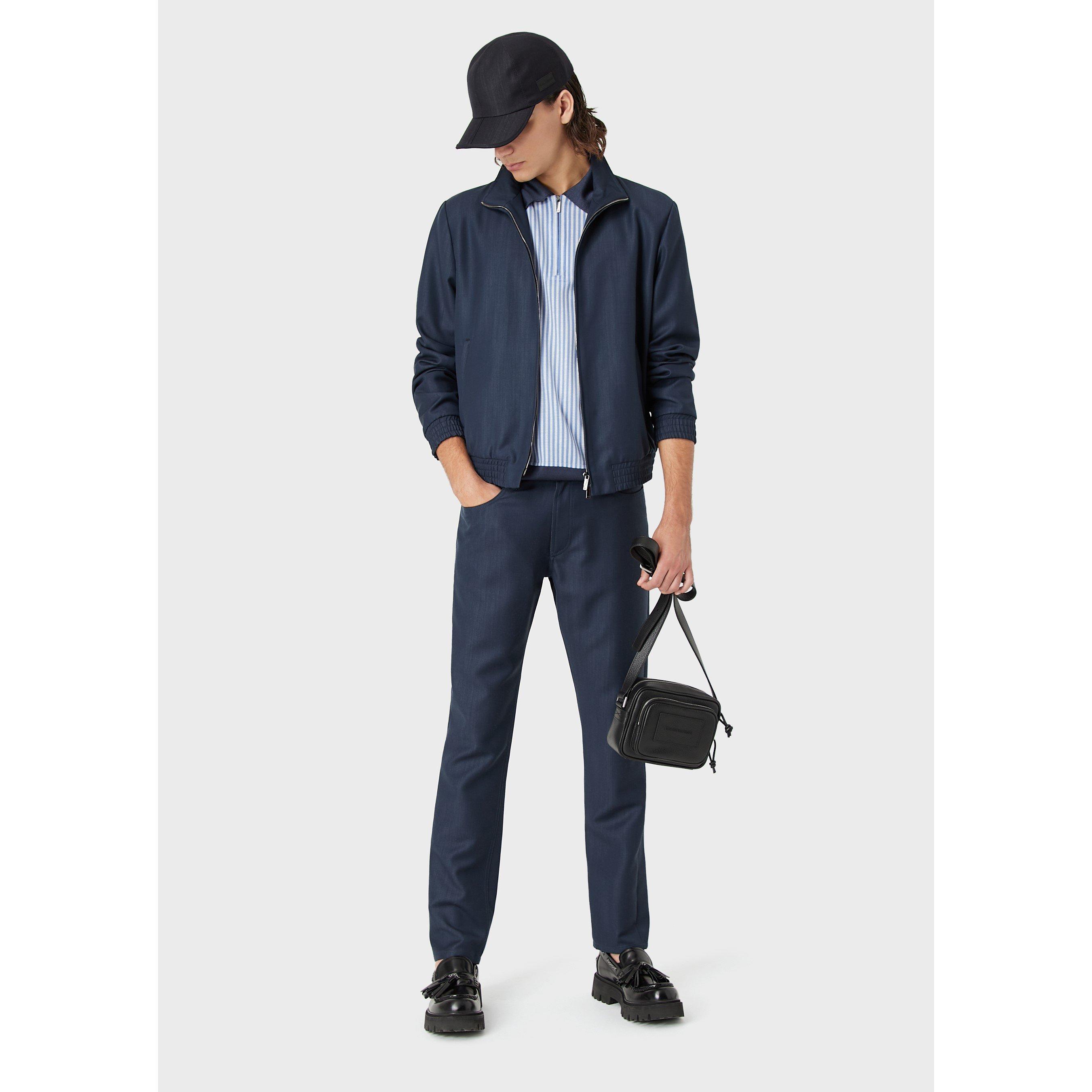 Avio - Emporio Armani - Men's Straight Leg Trouser - 4