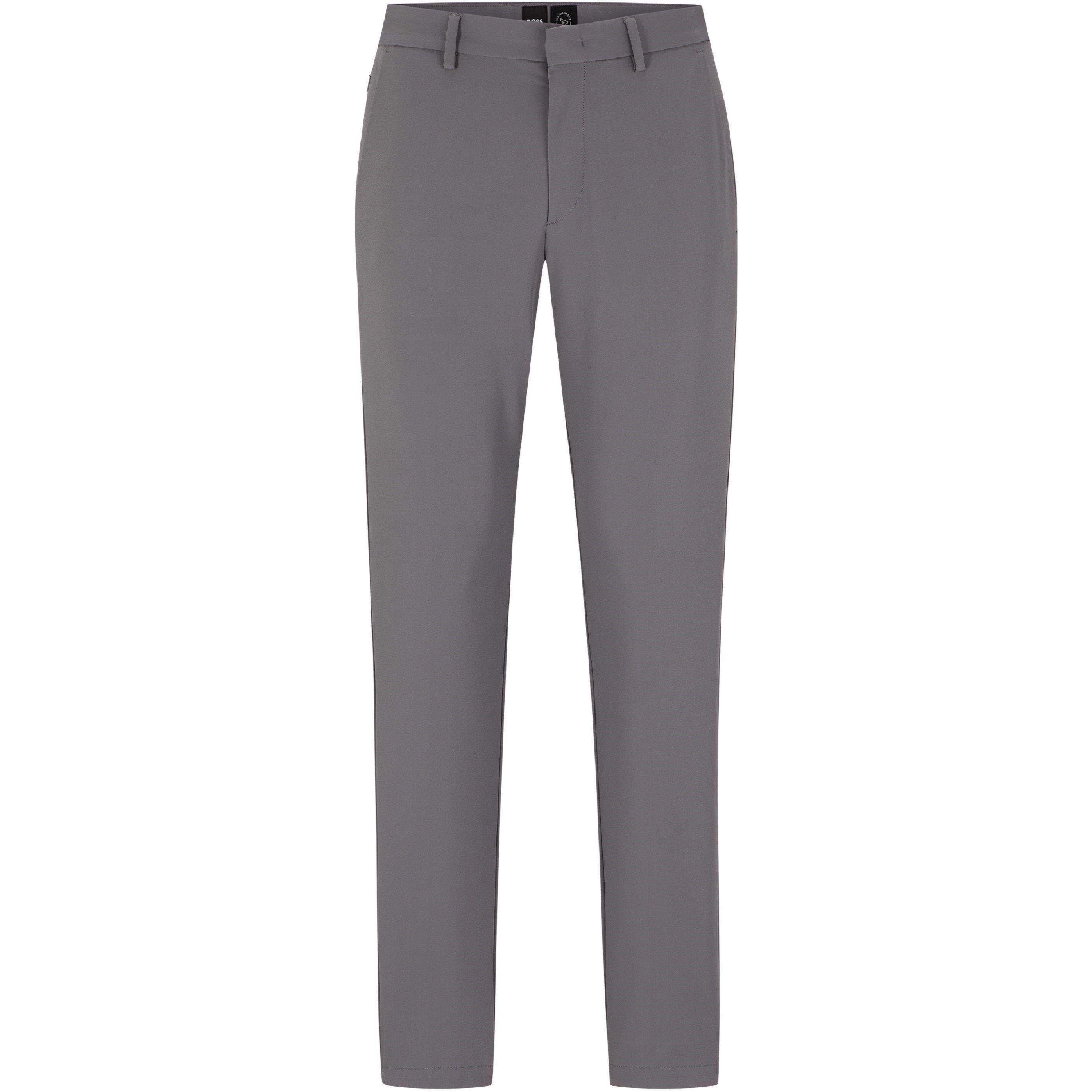 Dark Grey - Boss - Men's Kaito P Straight Trousers