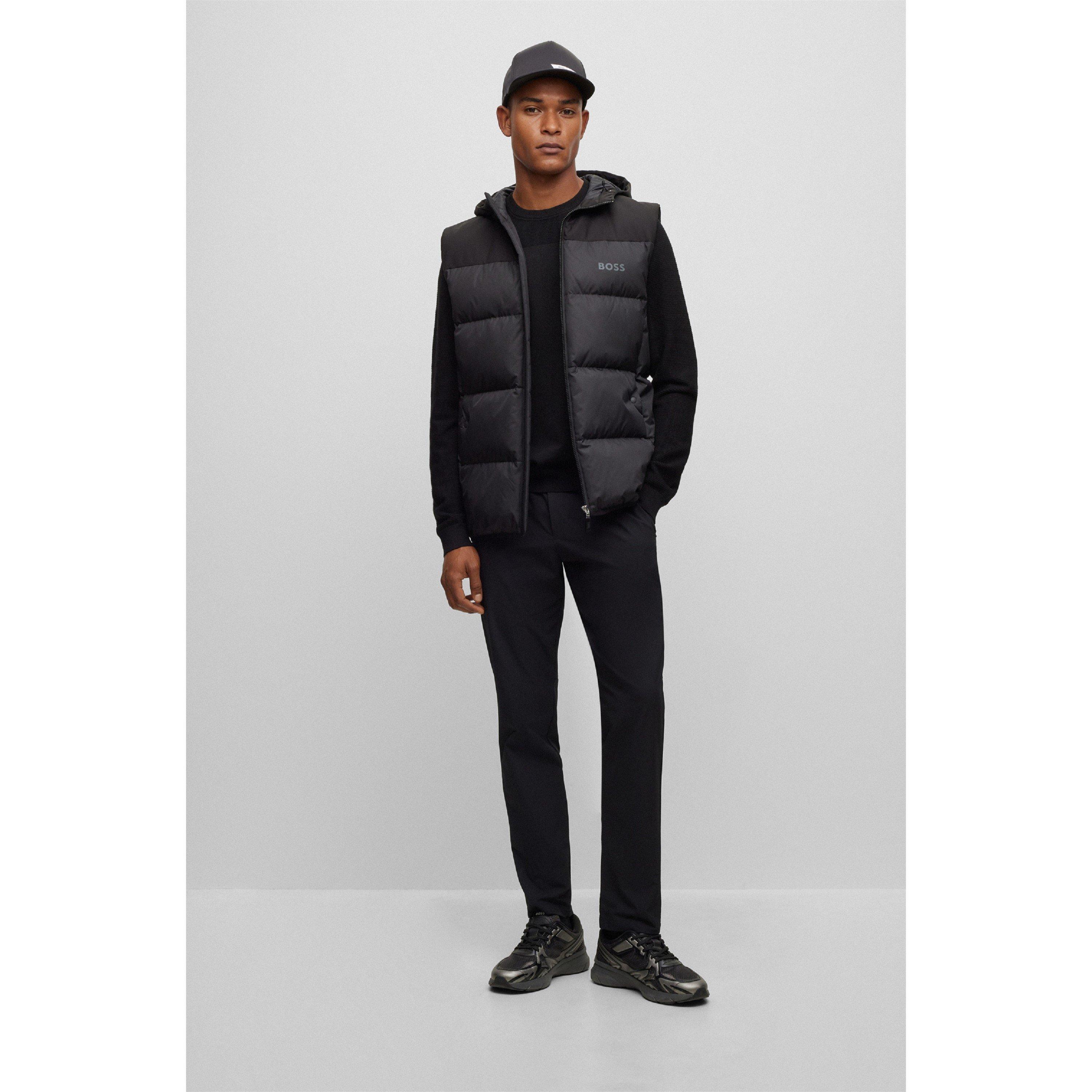 Black - Boss - Men's  T Jordison Straight Trousers - 2