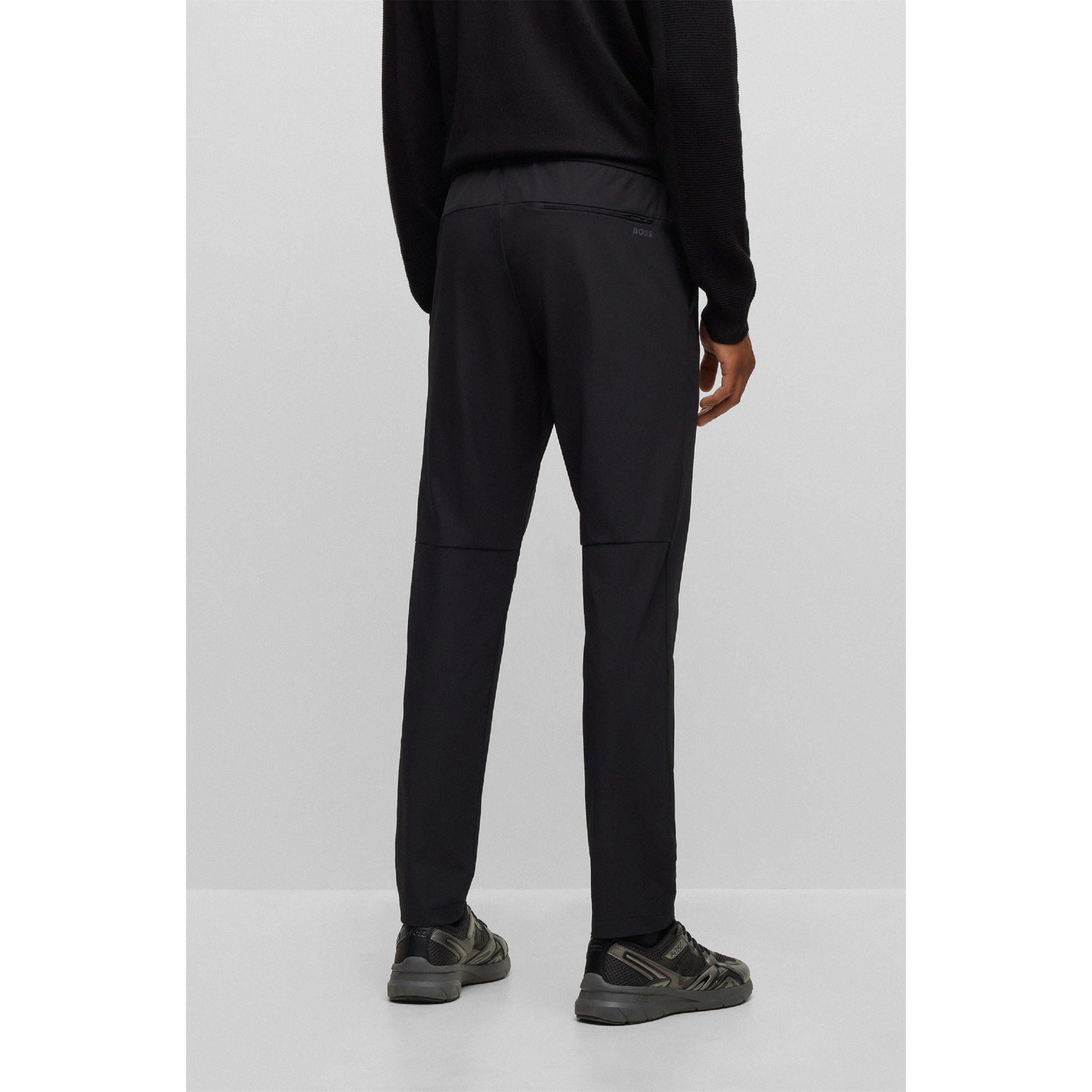 Black - Boss - Men's  T Jordison Straight Trousers - 3