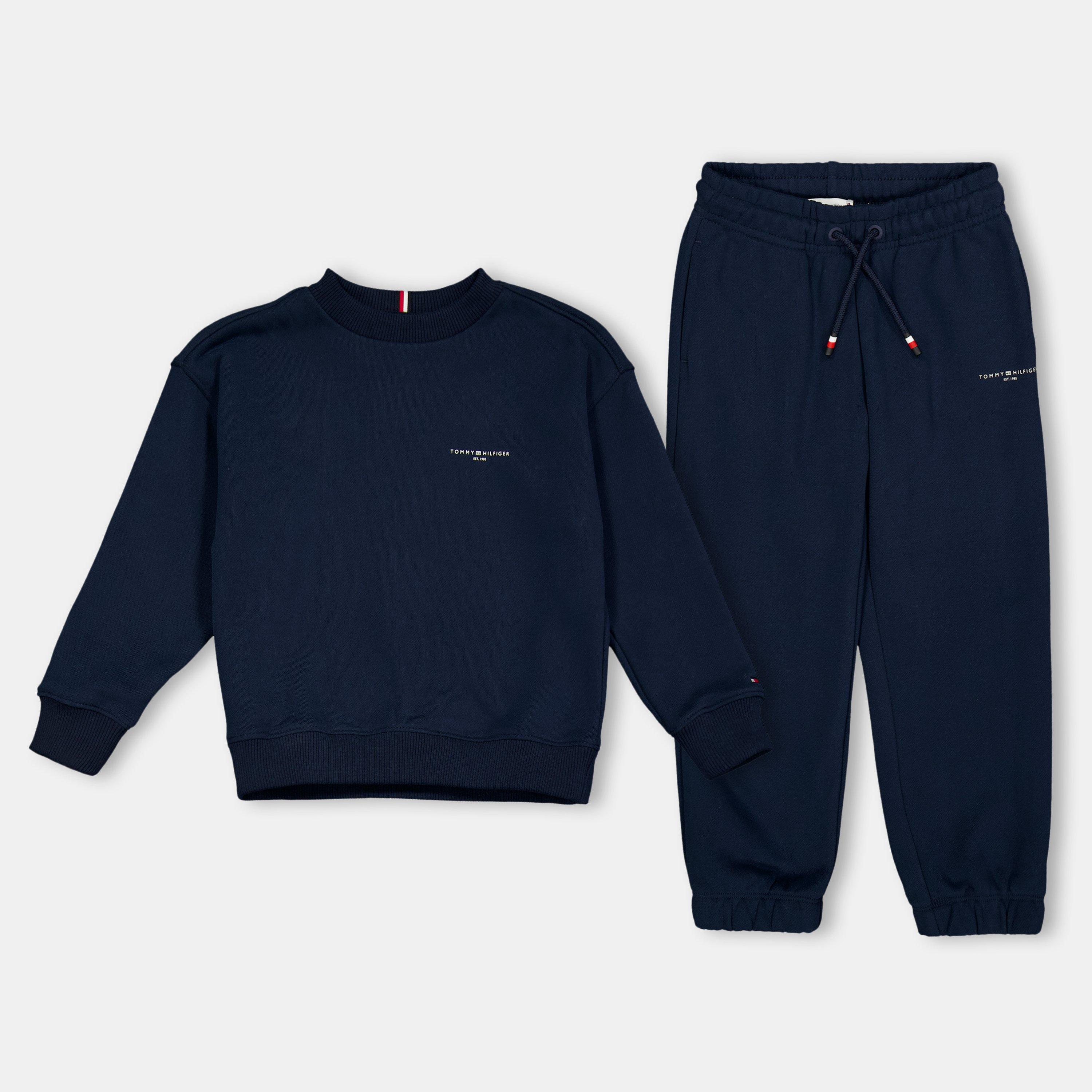 Tommy Hilfiger Boys Sweatshirt And Joggers Set Juniors - Night Navy C1g - 12Y