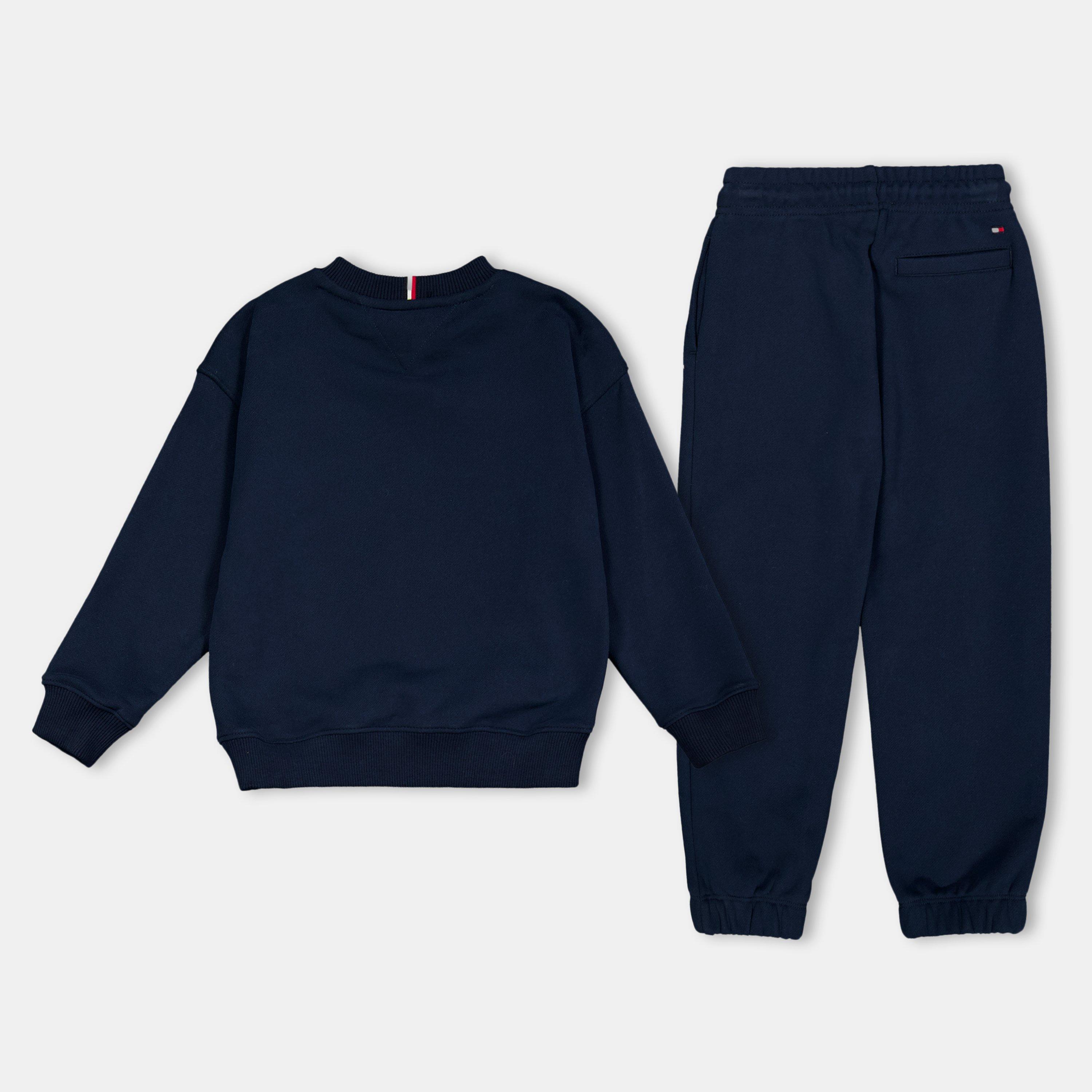 Night Navy C1G - Tommy Hilfiger - Sweatshirt and Joggers Set Juniors - 2