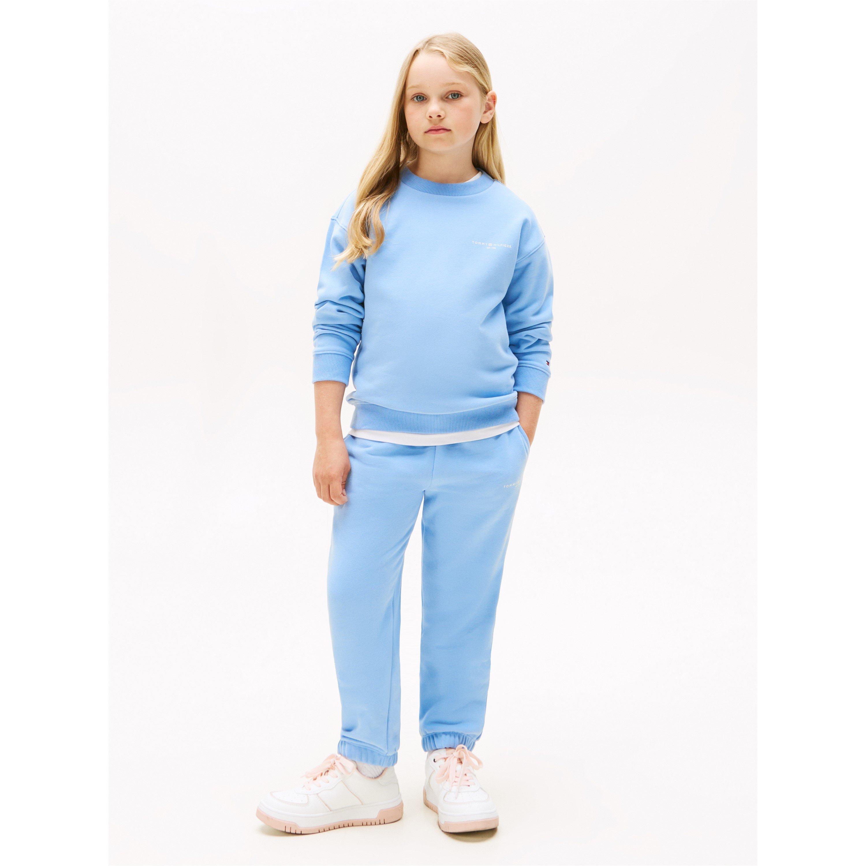 Tommy Hilfiger Sweatshirt and Joggers Set Juniors - Cloudy Blue C14 - Size 14Y