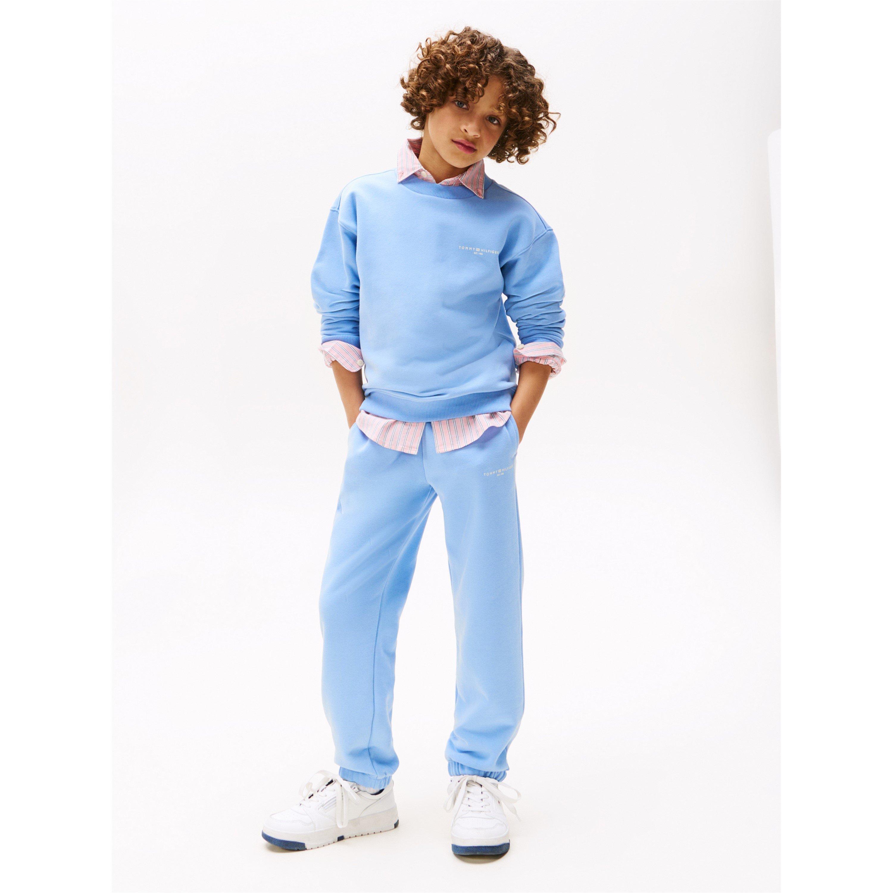 Cloudy Blue C14 - Tommy Hilfiger - Sweatshirt and Joggers Set Juniors - 2