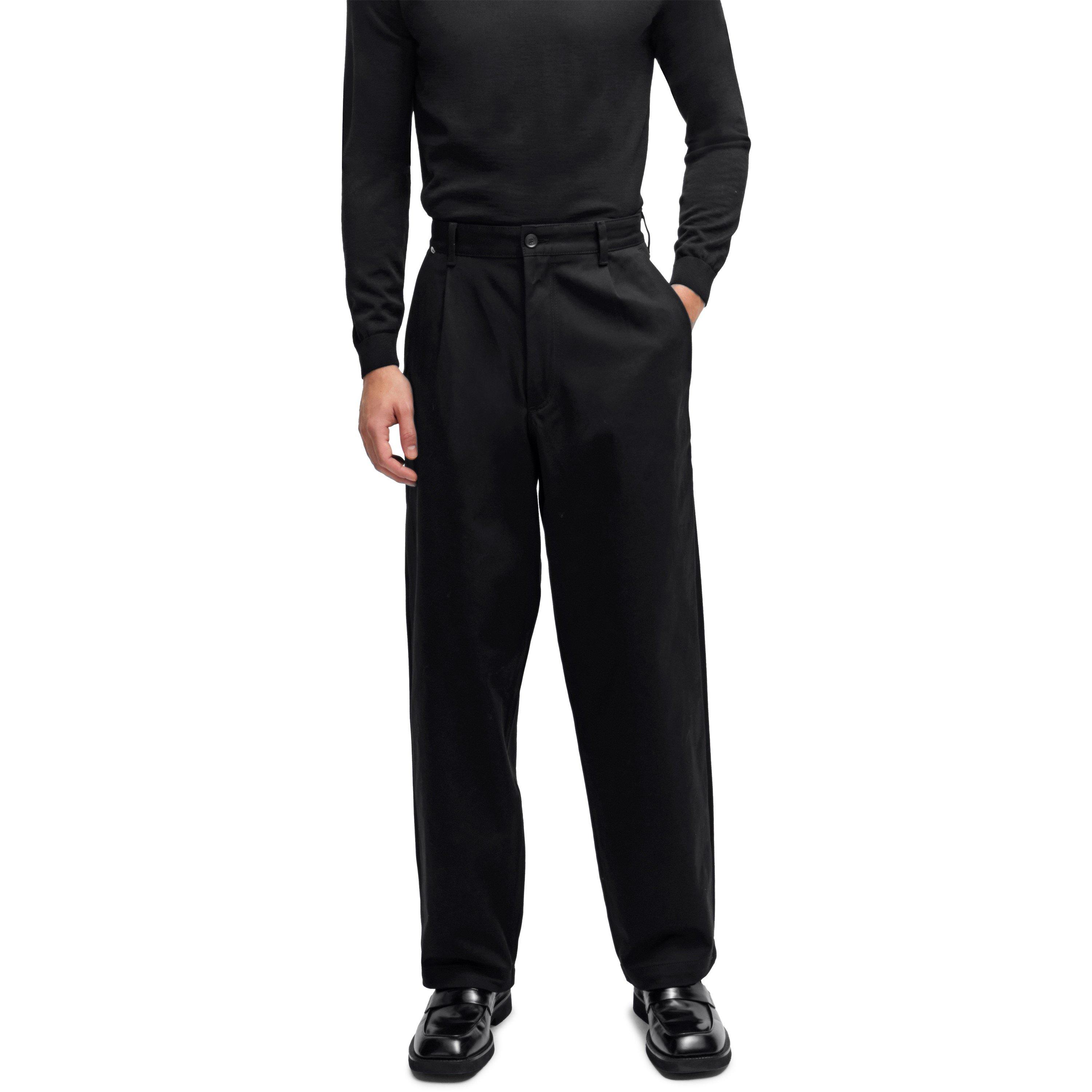 Black - Boss - Men's Kaiden Straight Leg Trouser - 2