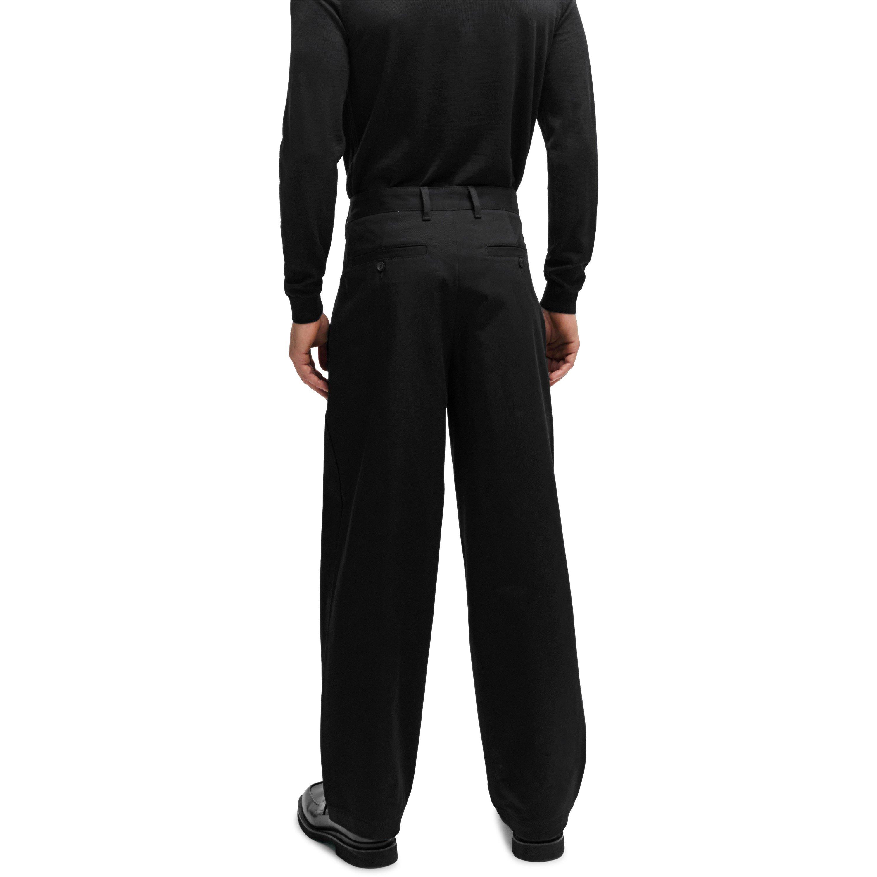 Black - Boss - Men's Kaiden Straight Leg Trouser - 3