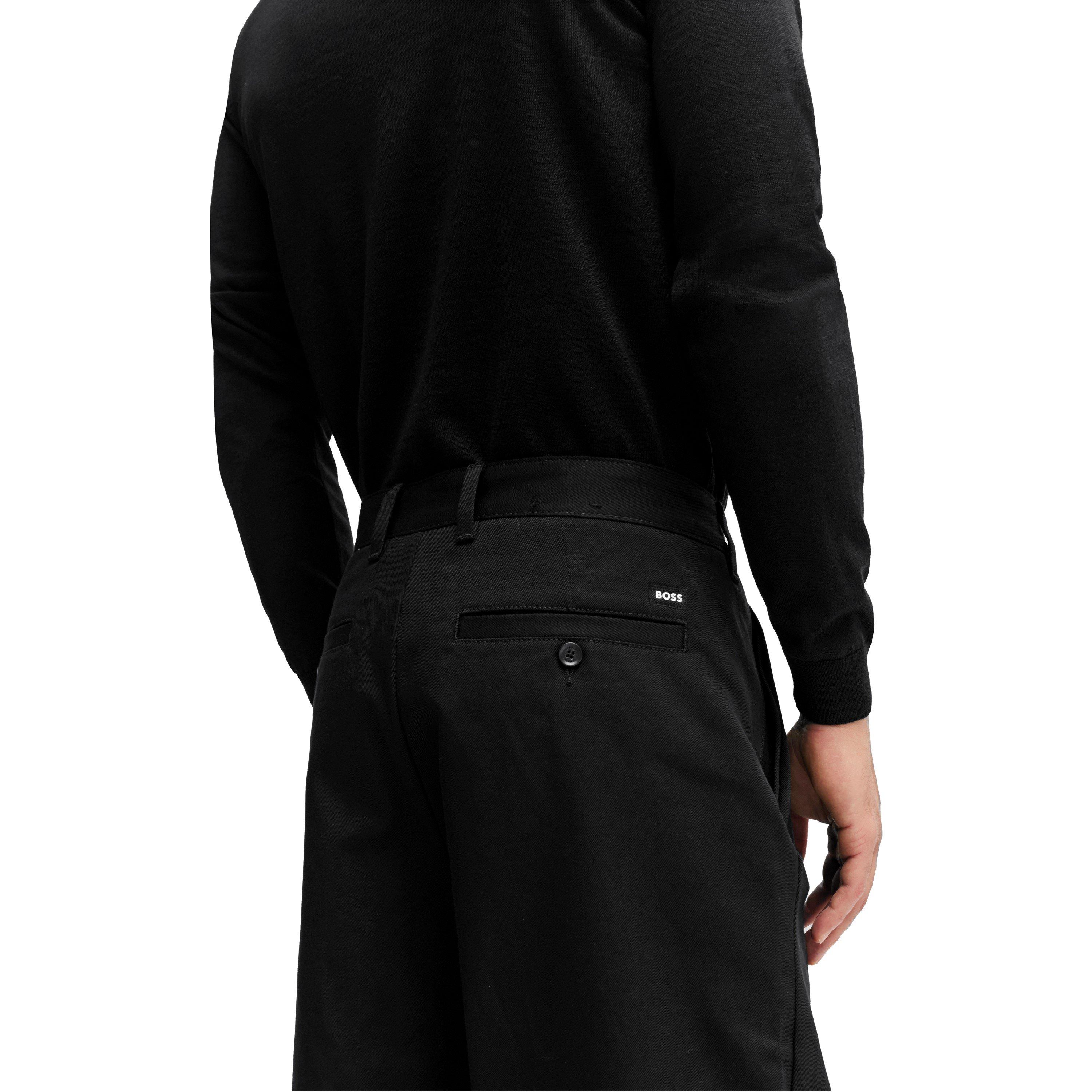 Black - Boss - Men's Kaiden Straight Leg Trouser - 4